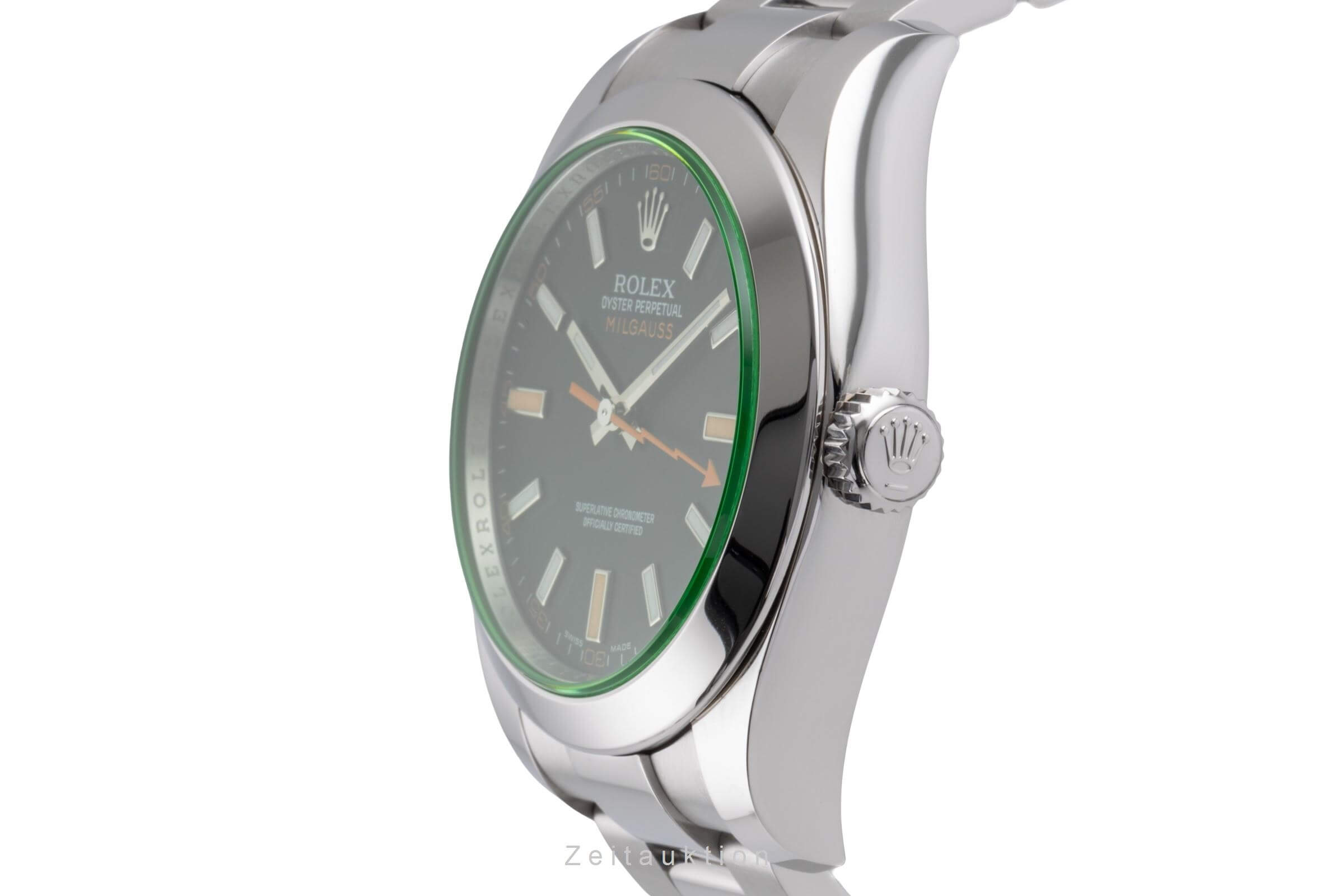 Rolex Milgauss Stahl Automatik Kal. 3131 Ref. 116400GV  | Zeitauktion