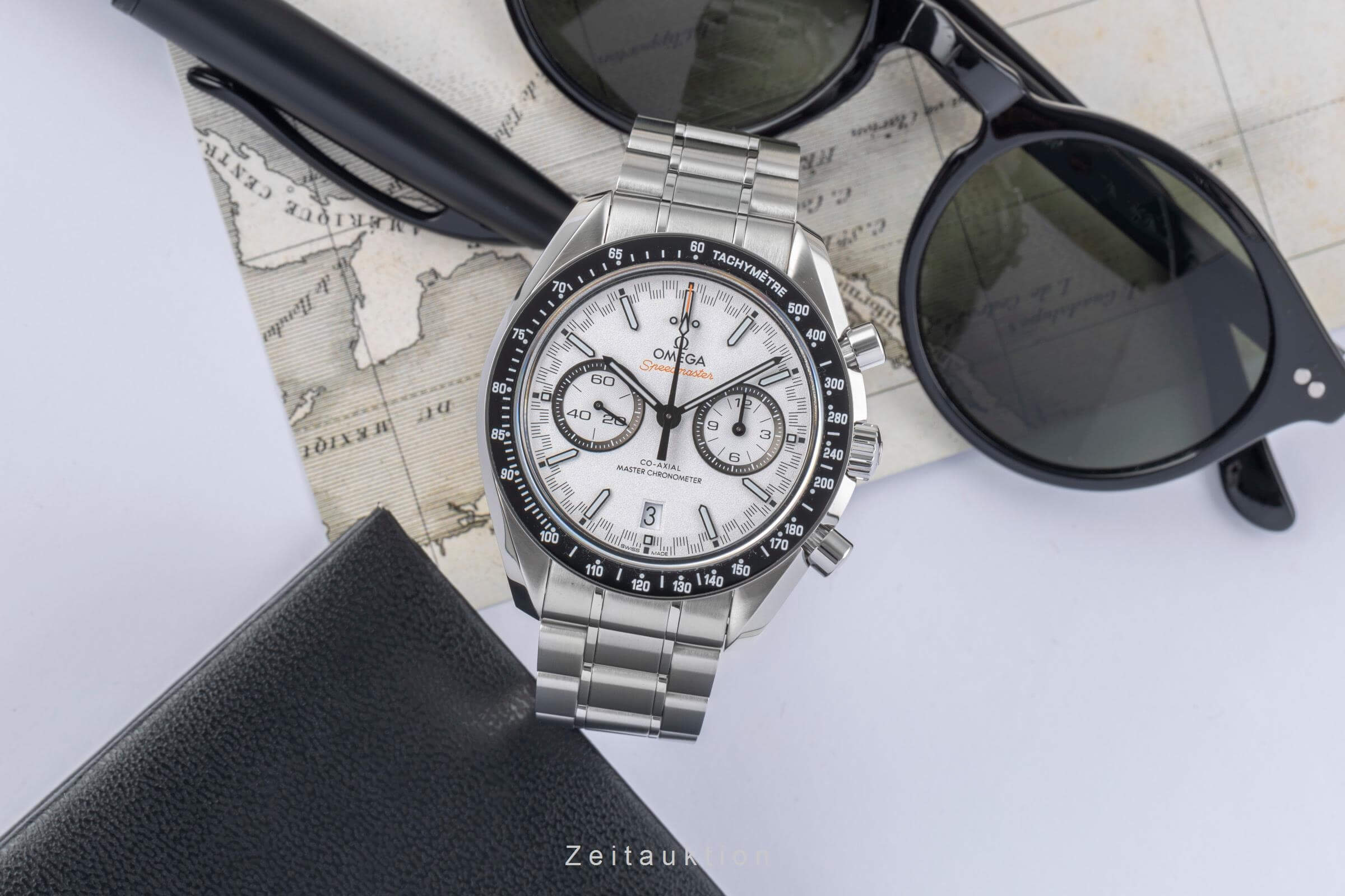 Omega Speedmaster Racing Chronograph Stahl Automatik Kal. 9900 Ref. 329.30.44.51.04.001  | Zeitauktion