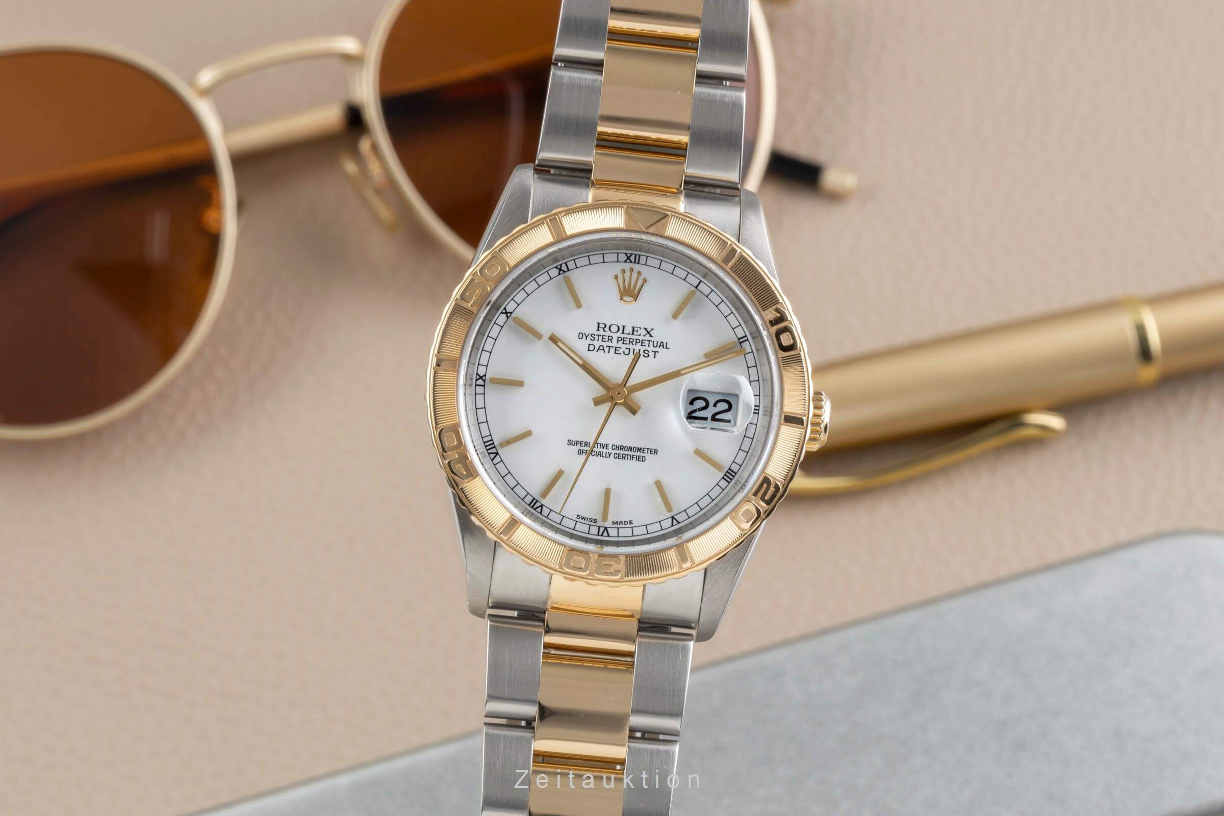 Rolex Datejust Turn-O-Graph acciaio / oro automatismo Kal. 3135 Ref. 16236  | Zeitauktion