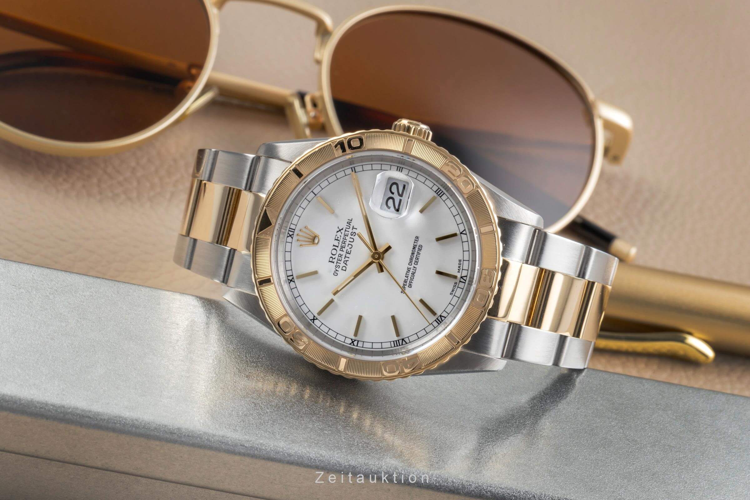 Rolex Datejust Turn-O-Graph acciaio / oro automatismo Kal. 3135 Ref. 16236  | Zeitauktion