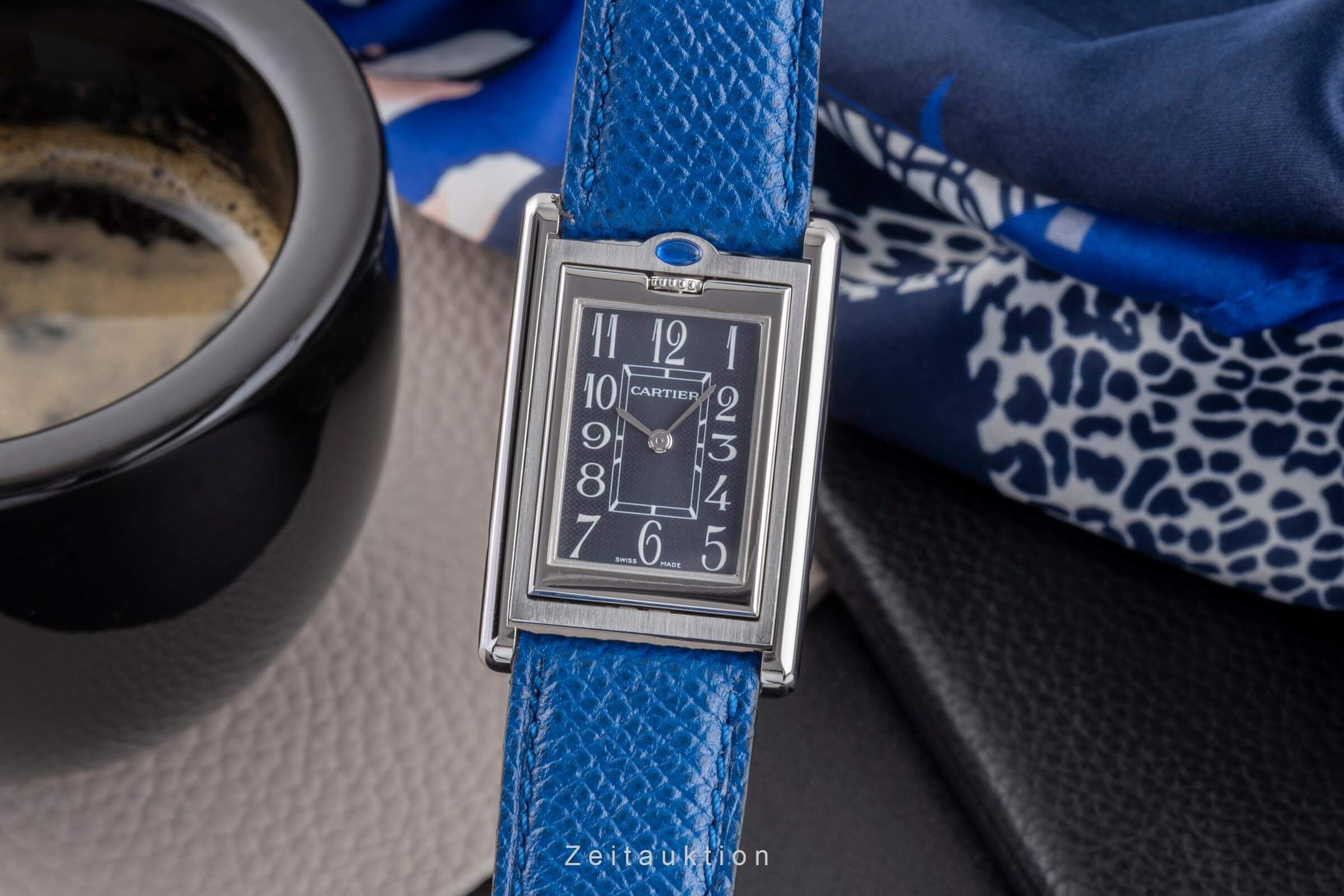 Cartier Basculante steel quartz Kal. 059 Ref. W1016730 2405  | Zeitauktion