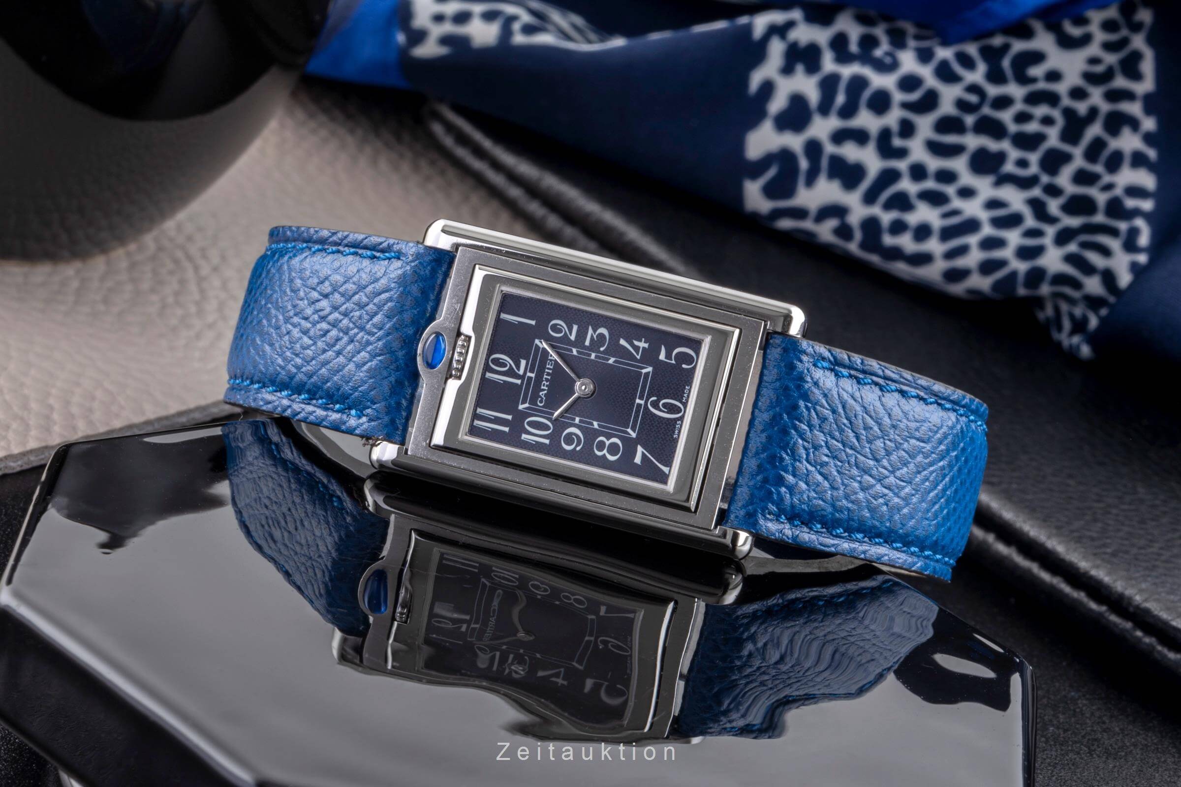 Cartier Basculante steel quartz Kal. 059 Ref. W1016730 2405  | Zeitauktion