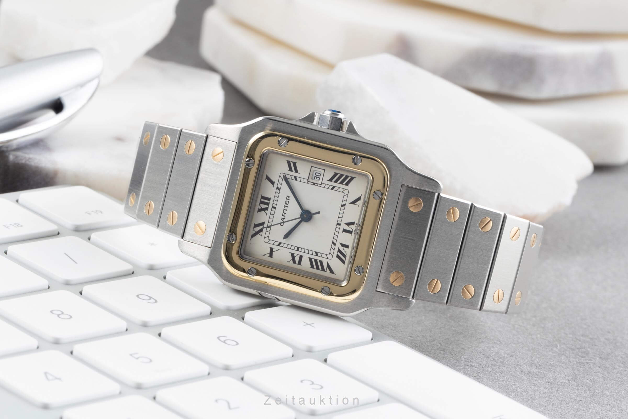 Cartier Santos steel / gold automatic Ref. 1172961  | Zeitauktion