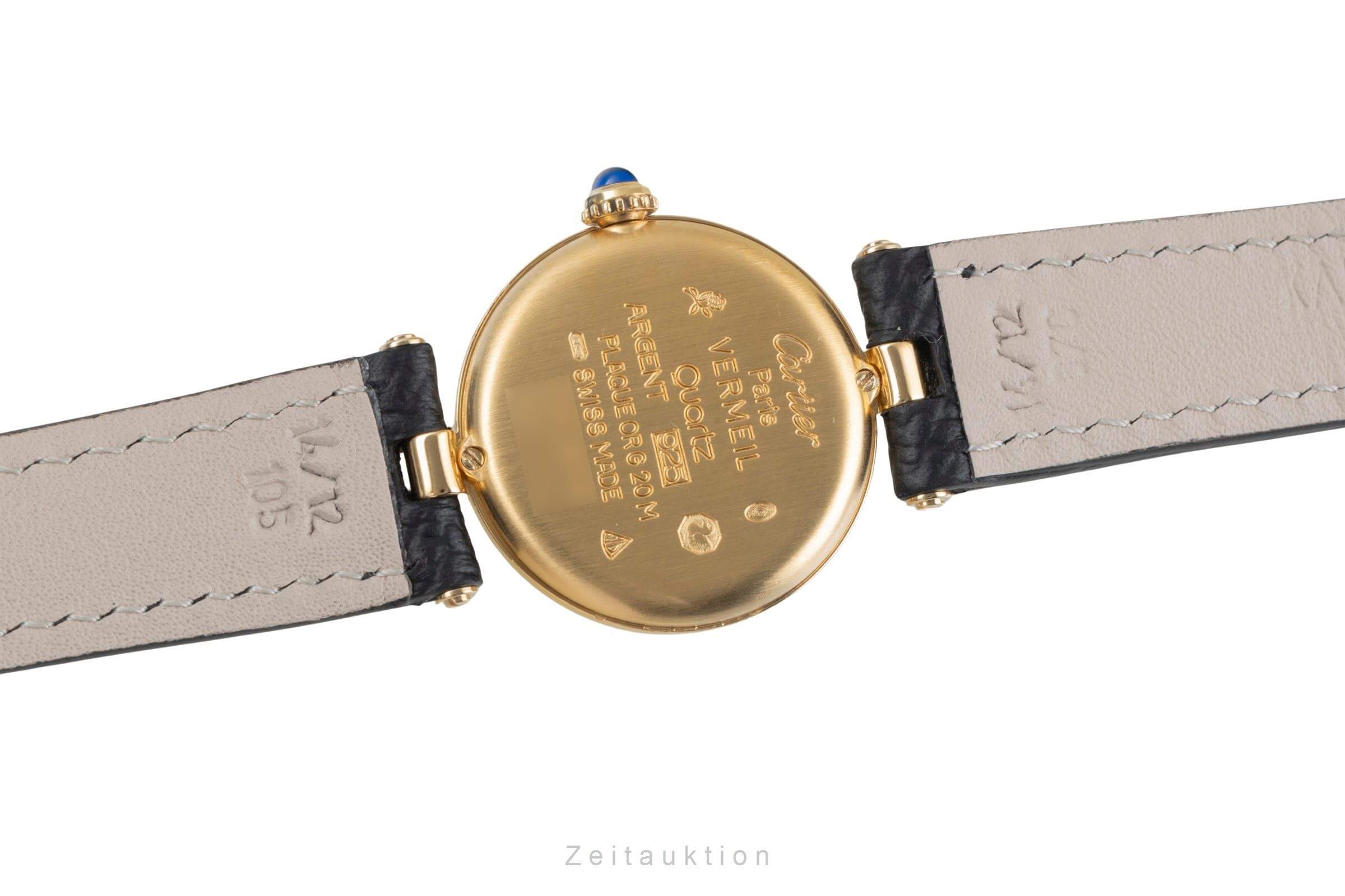 Cartier Vermeil silver-gilt quartz Kal. 90 Ref. 590004  | Zeitauktion