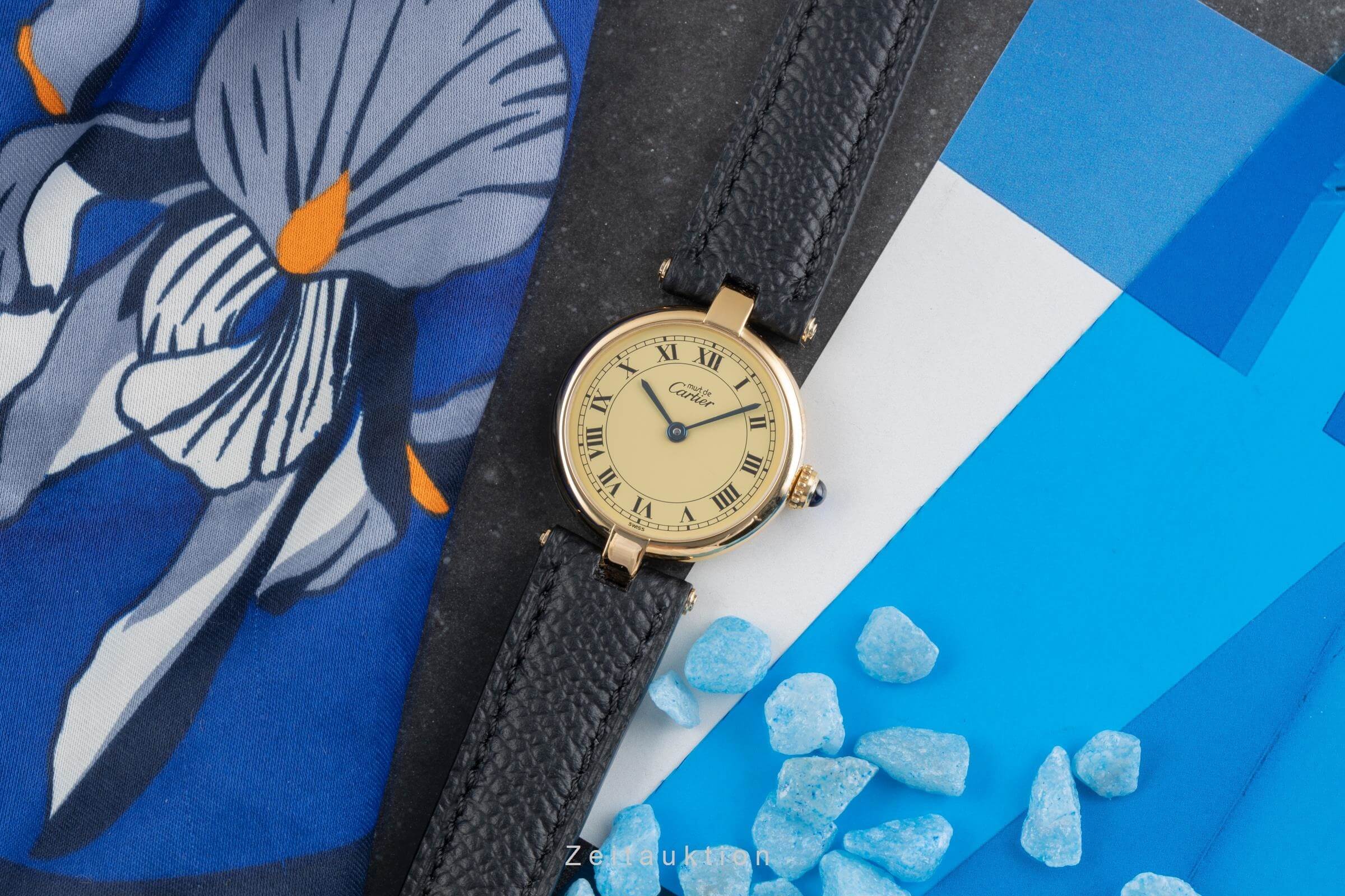 Cartier Vermeil silver-gilt quartz Kal. 90 Ref. 590004  | Zeitauktion