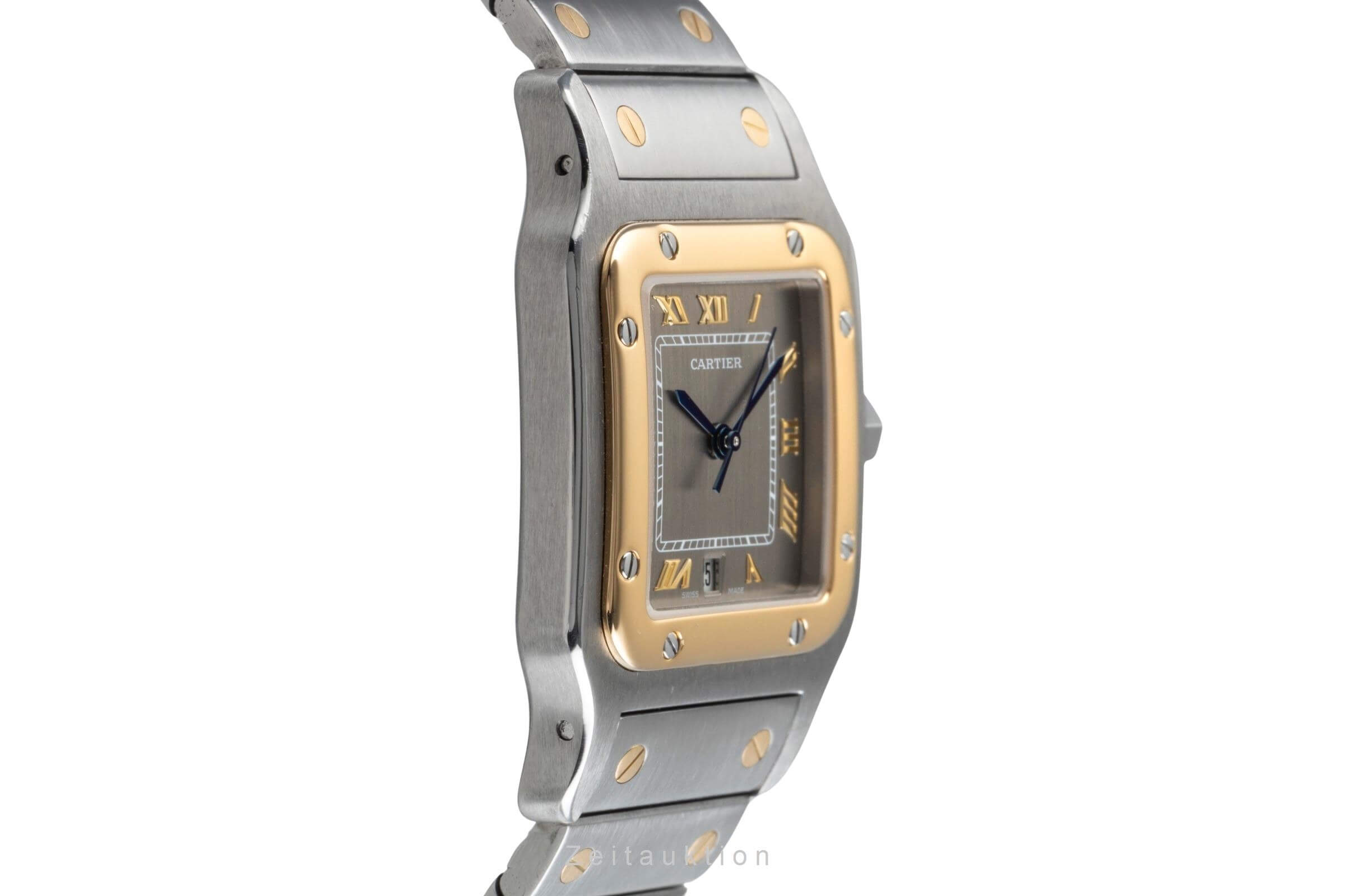 Cartier Santos acero / oro cuarzo Kal. 687 Ref. 187901  | Zeitauktion