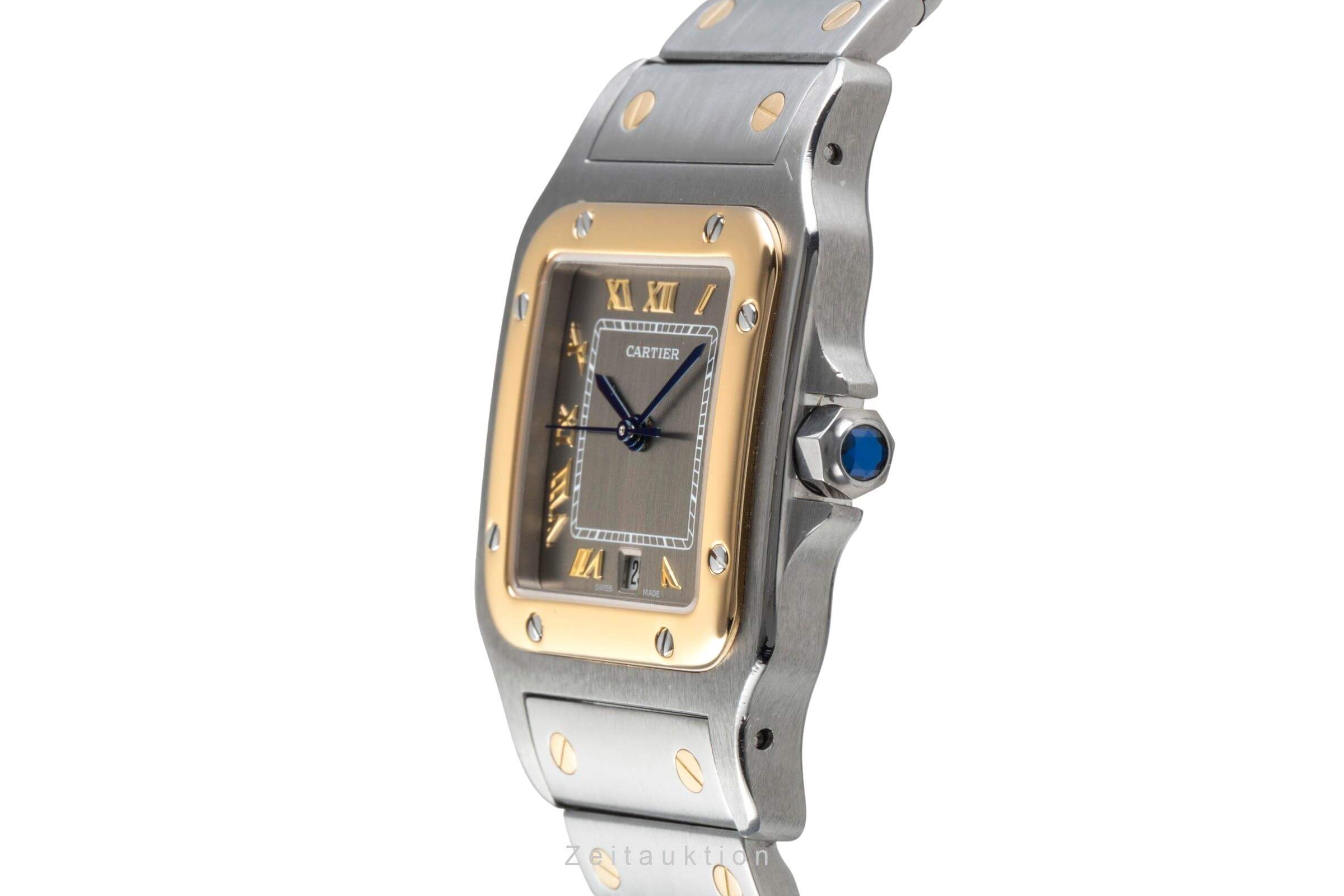 Cartier Santos acero / oro cuarzo Kal. 687 Ref. 187901  | Zeitauktion