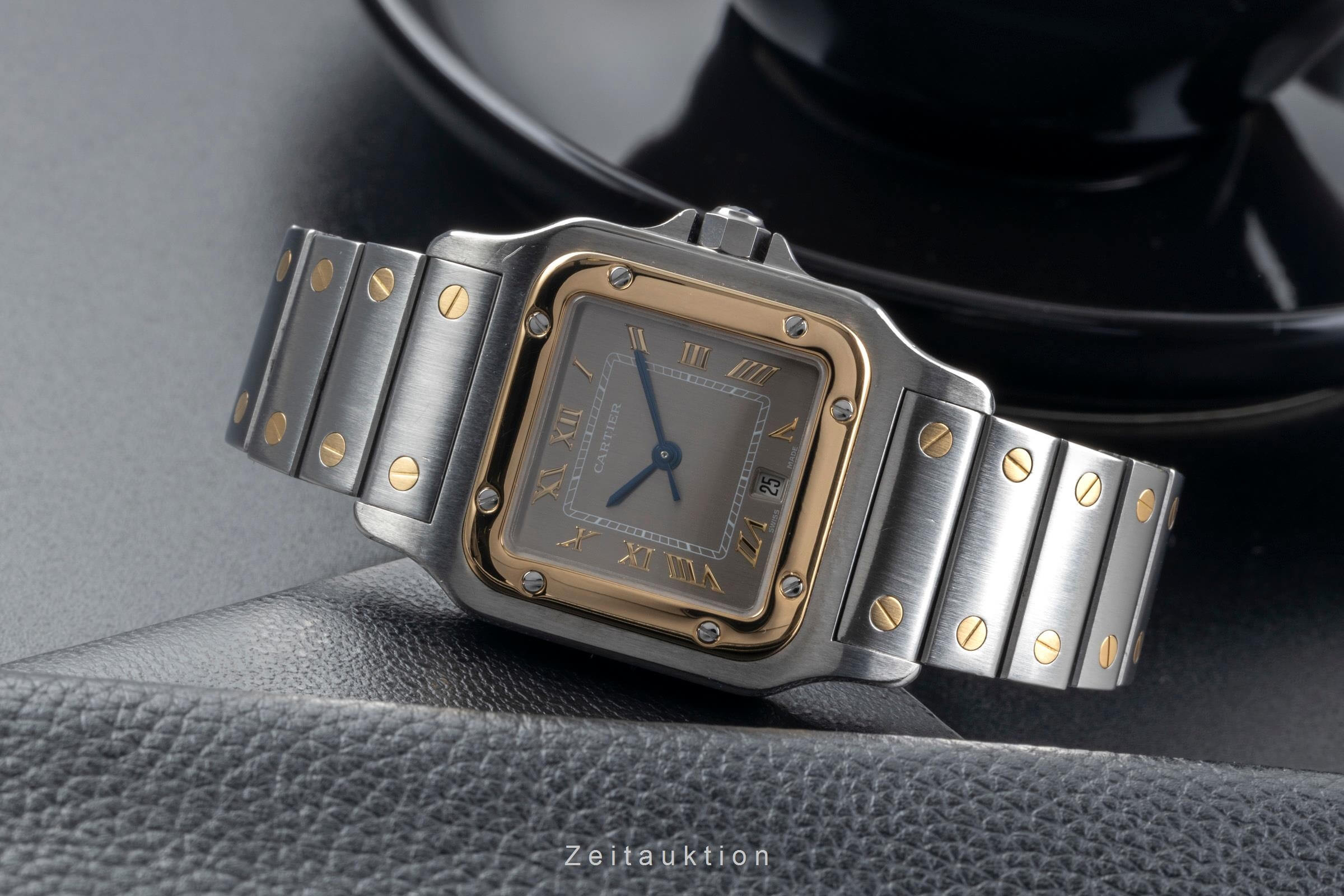 Cartier Santos acero / oro cuarzo Kal. 687 Ref. 187901  | Zeitauktion