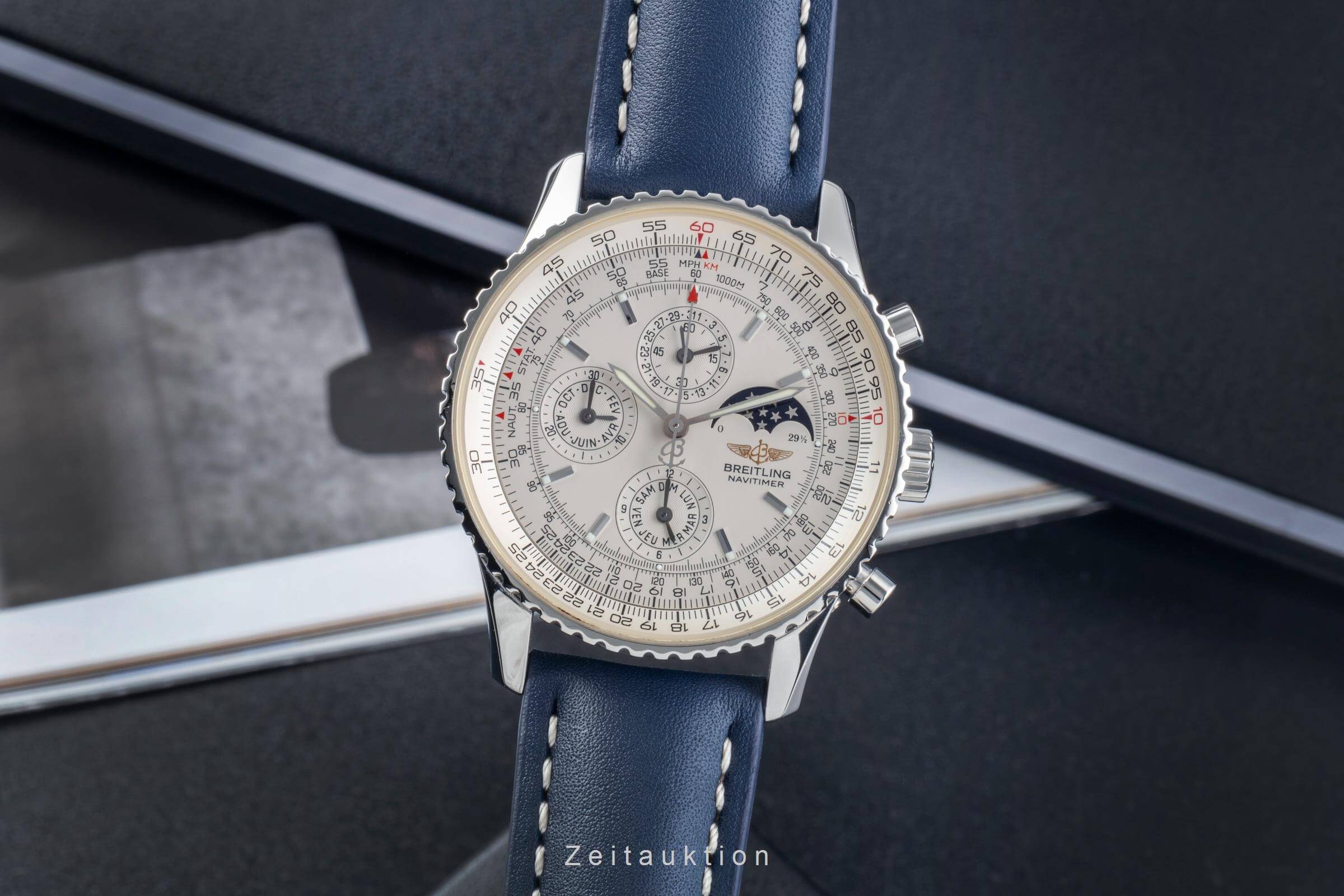 Breitling Navitimer Chronograph Stahl Automatik Kal. B19 Ref. A19340  | Zeitauktion