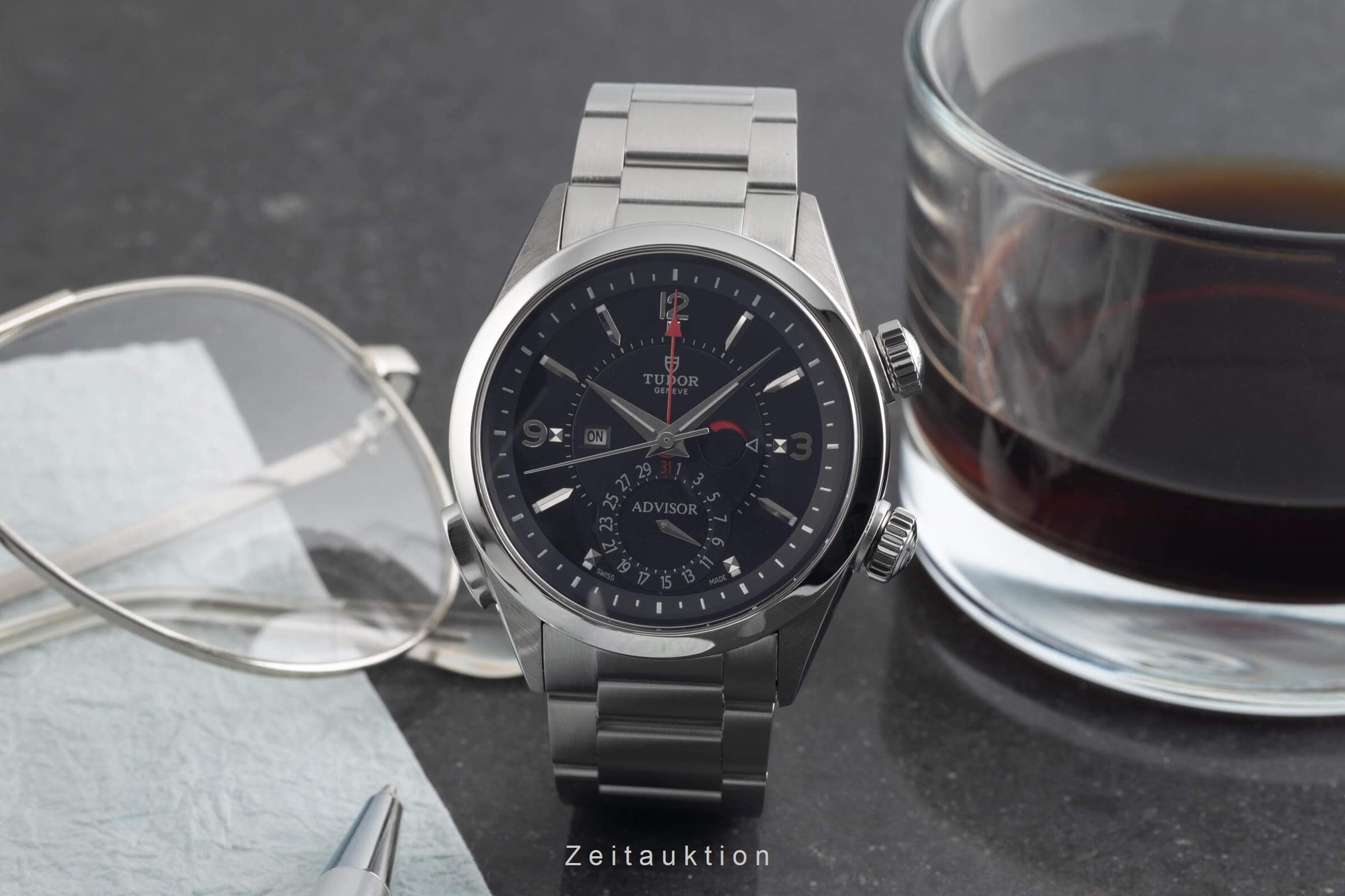 Tudor Heritage Advisor acero automático Ref. 79620T  | Zeitauktion
