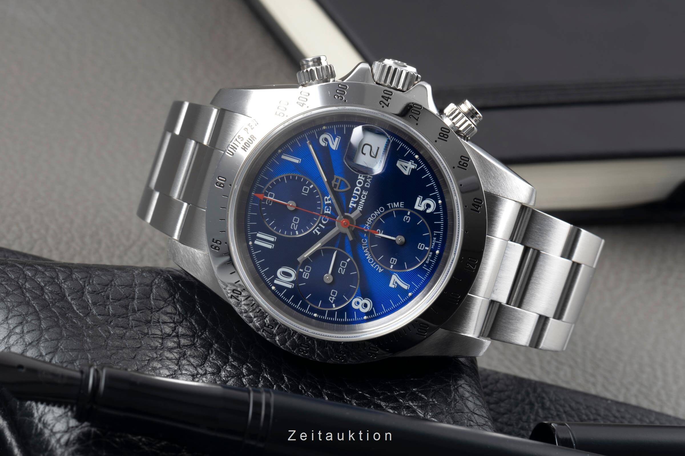Tudor Prince Date cronografo acciaio automatismo Ref. 79280  | Zeitauktion