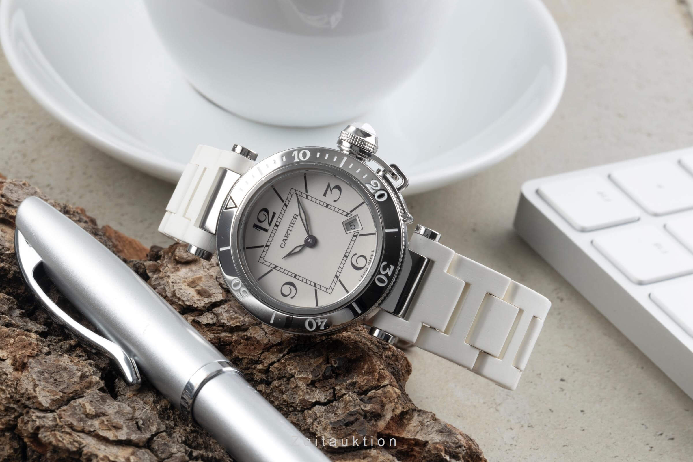 Cartier Pasha Seatimer steel quartz Kal. 688 Ref. W3140002  | Zeitauktion