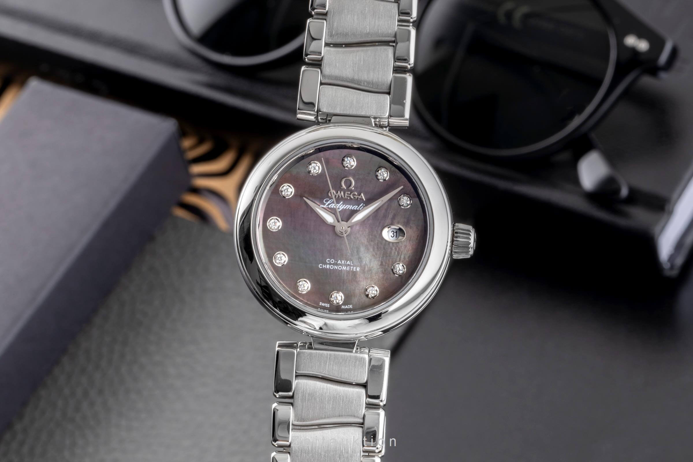 Omega Ladymatic acero automático Kal. 8520 Ref. 425.30.34.20.57.004  | Zeitauktion