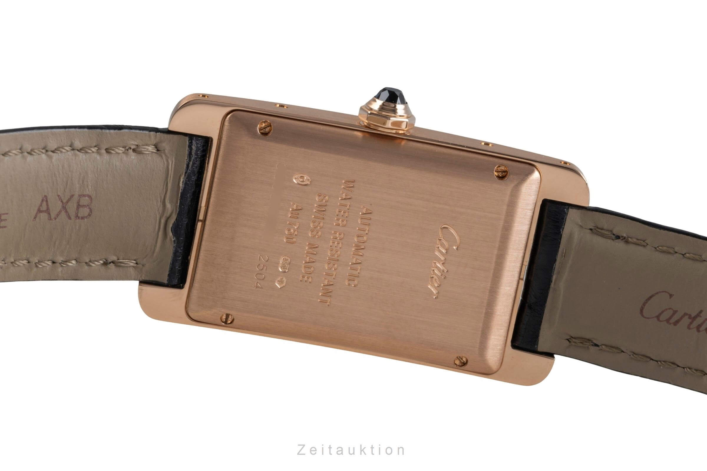 Cartier Tank Américaine 18 ct red gold automatic Kal. 077 Ref. W2620030  | Zeitauktion