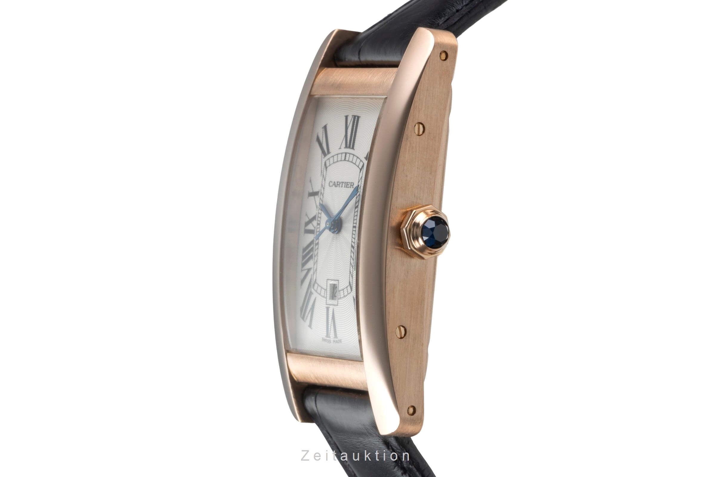Cartier Tank Américaine 18 ct red gold automatic Kal. 077 Ref. W2620030  | Zeitauktion