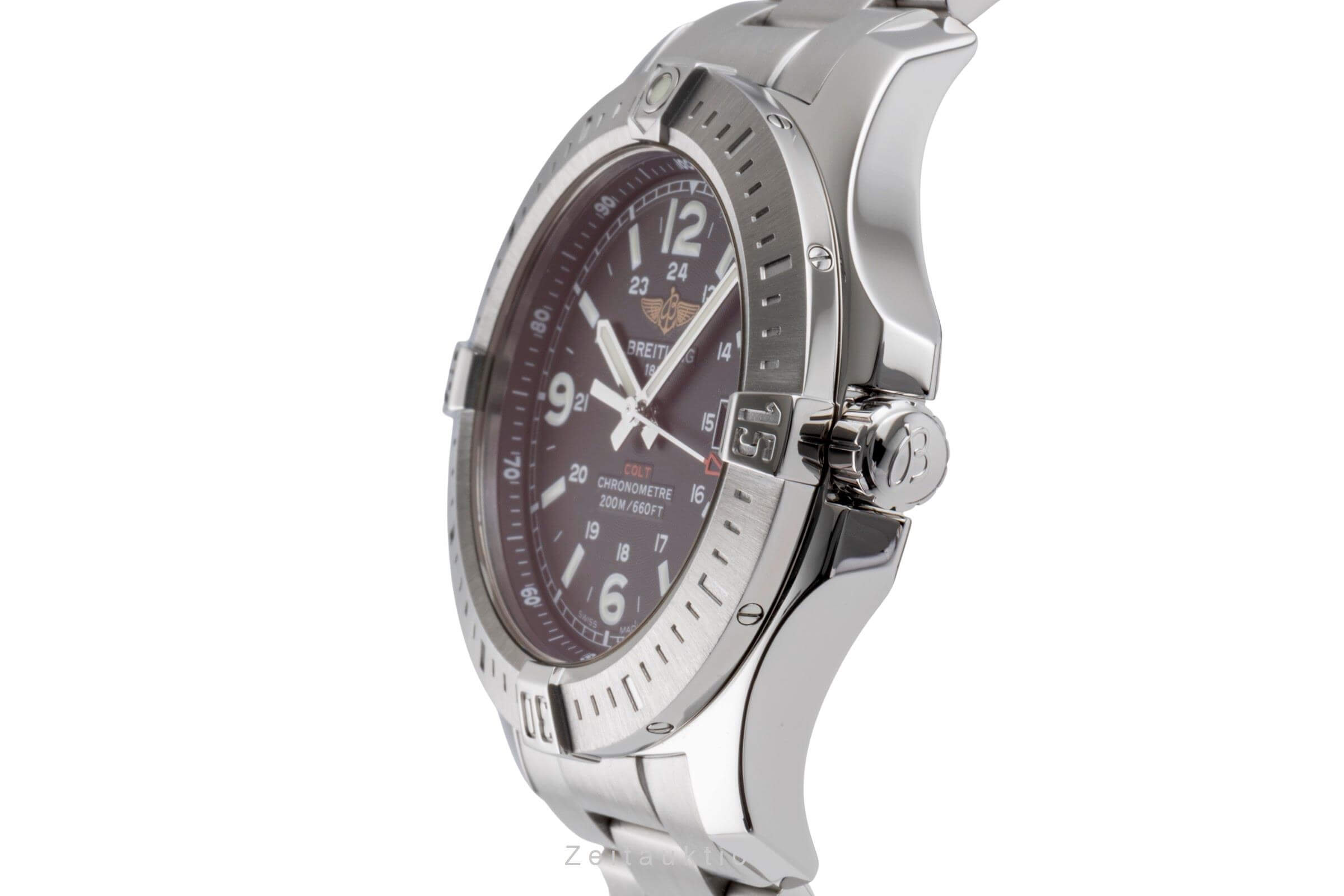 Breitling Colt steel quartz Kal. B74 Ref. A7438811/BD45  | Zeitauktion