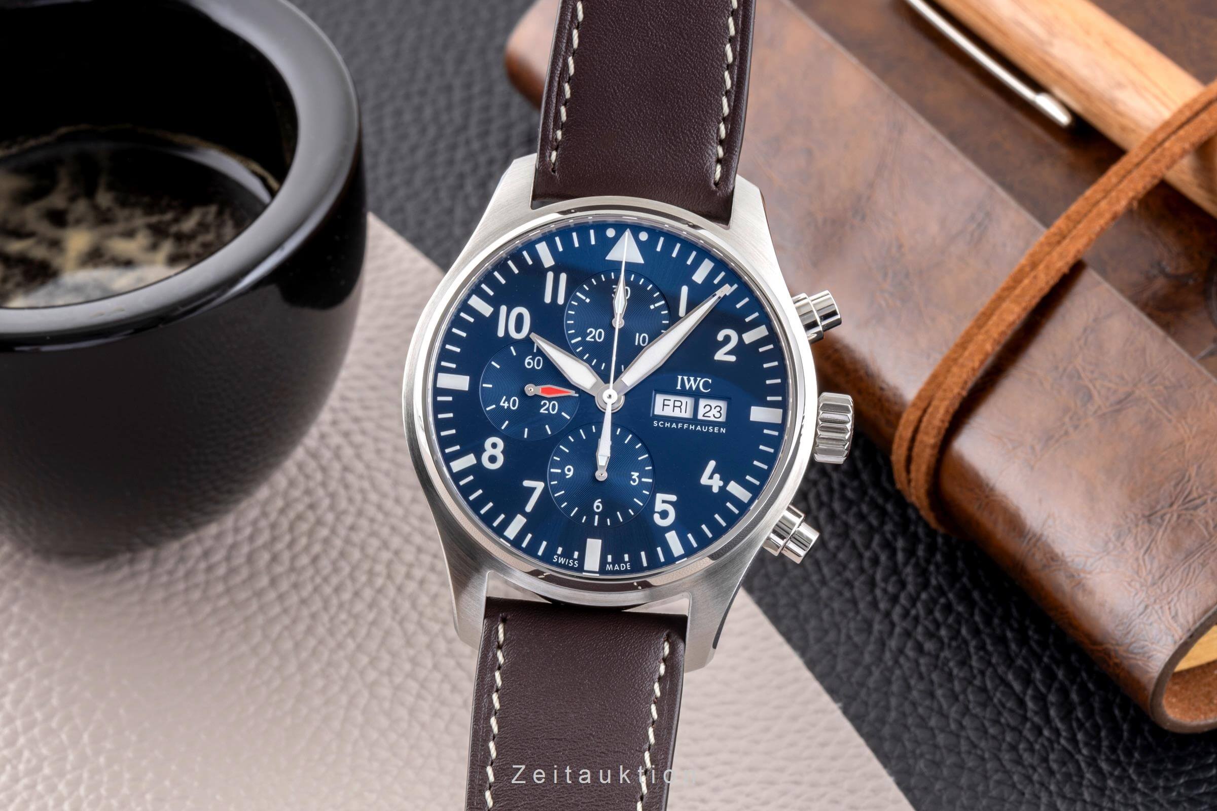 IWC Pilot Chronograph Stahl Automatik Kal. 79320 Ref. IW377714  | Zeitauktion