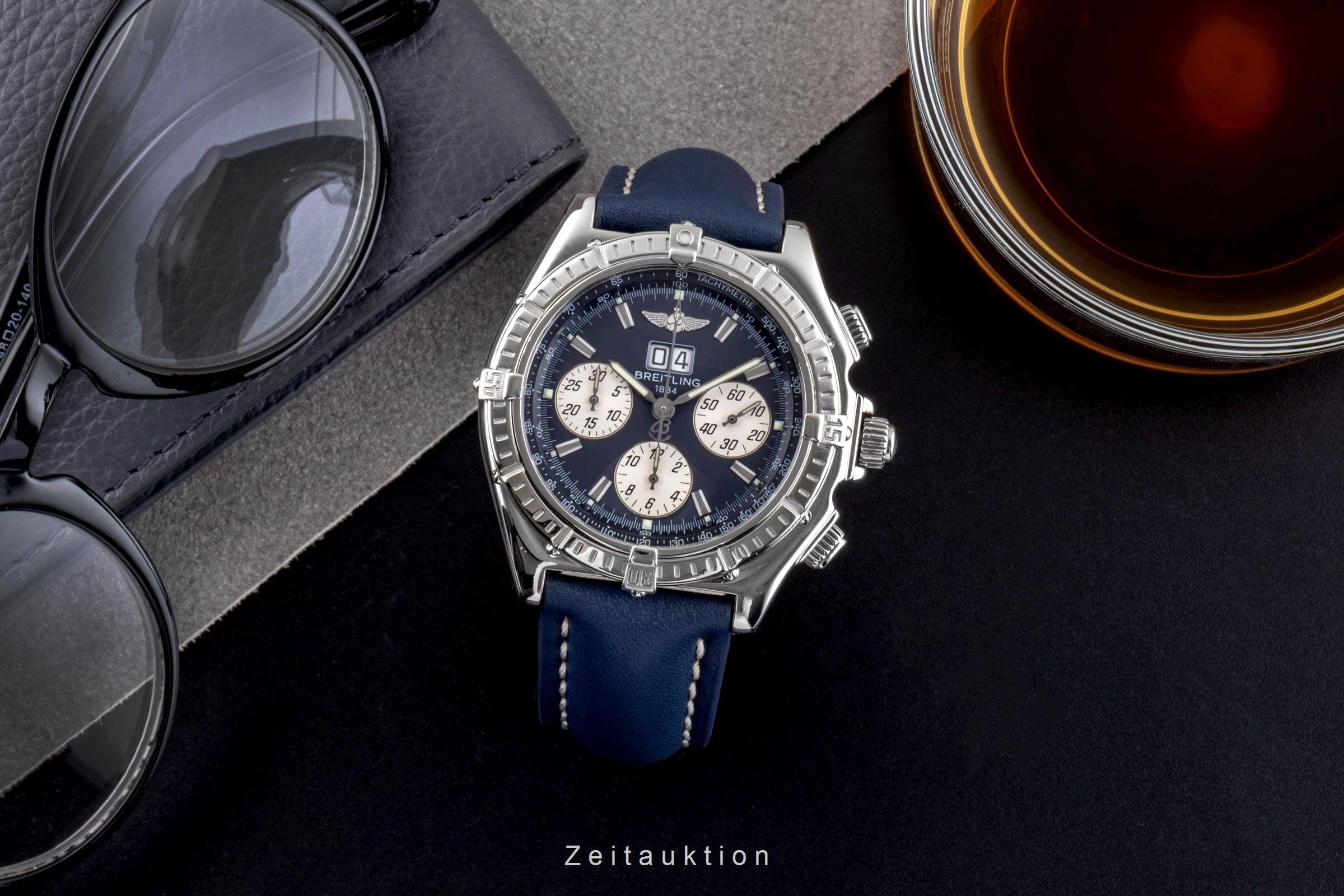 Breitling Crosswind chronograph steel automatic Kal. B44 Ref. A44355  | Zeitauktion