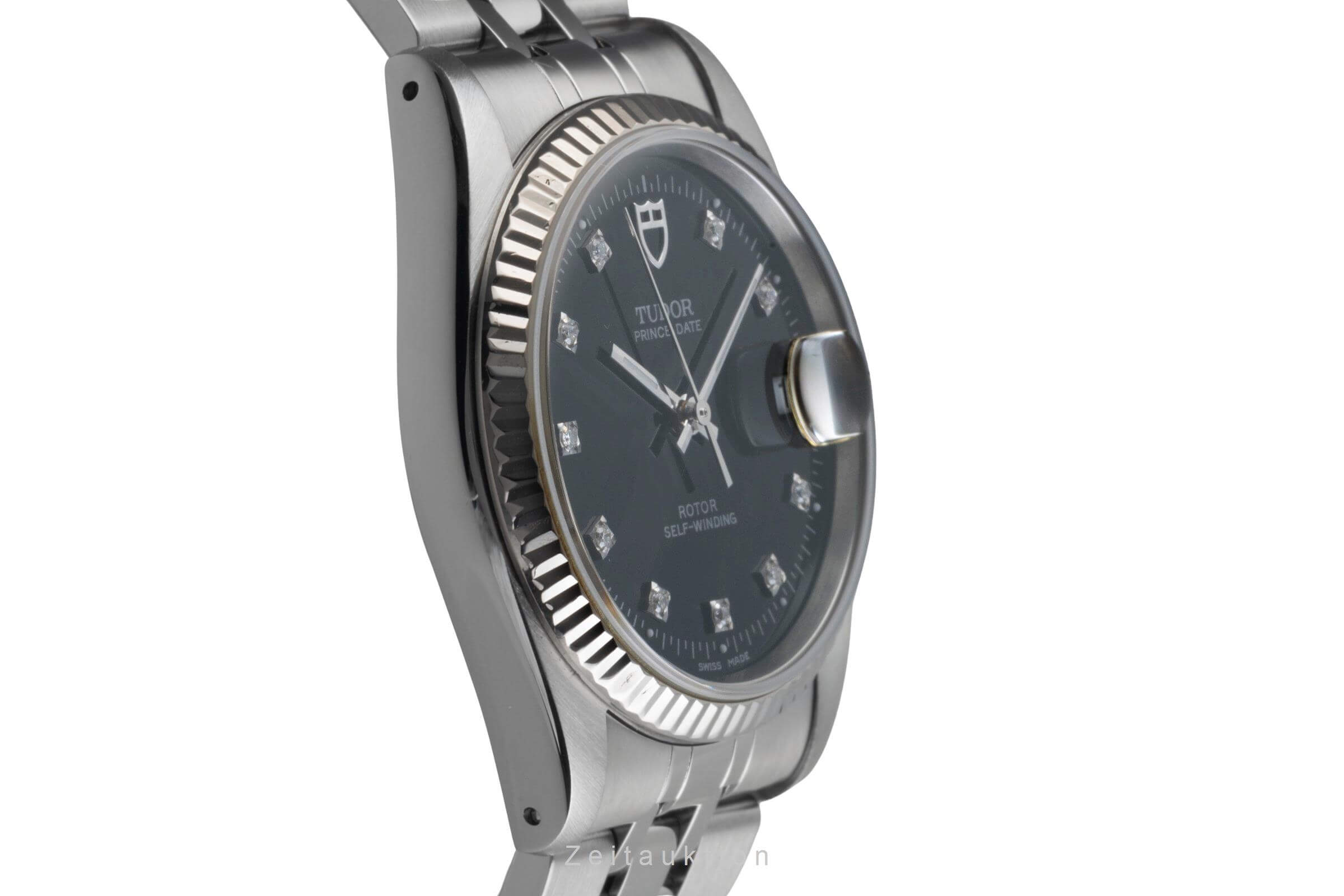 Tudor Prince Date acero / oro blanco automático Ref. 74034  | Zeitauktion