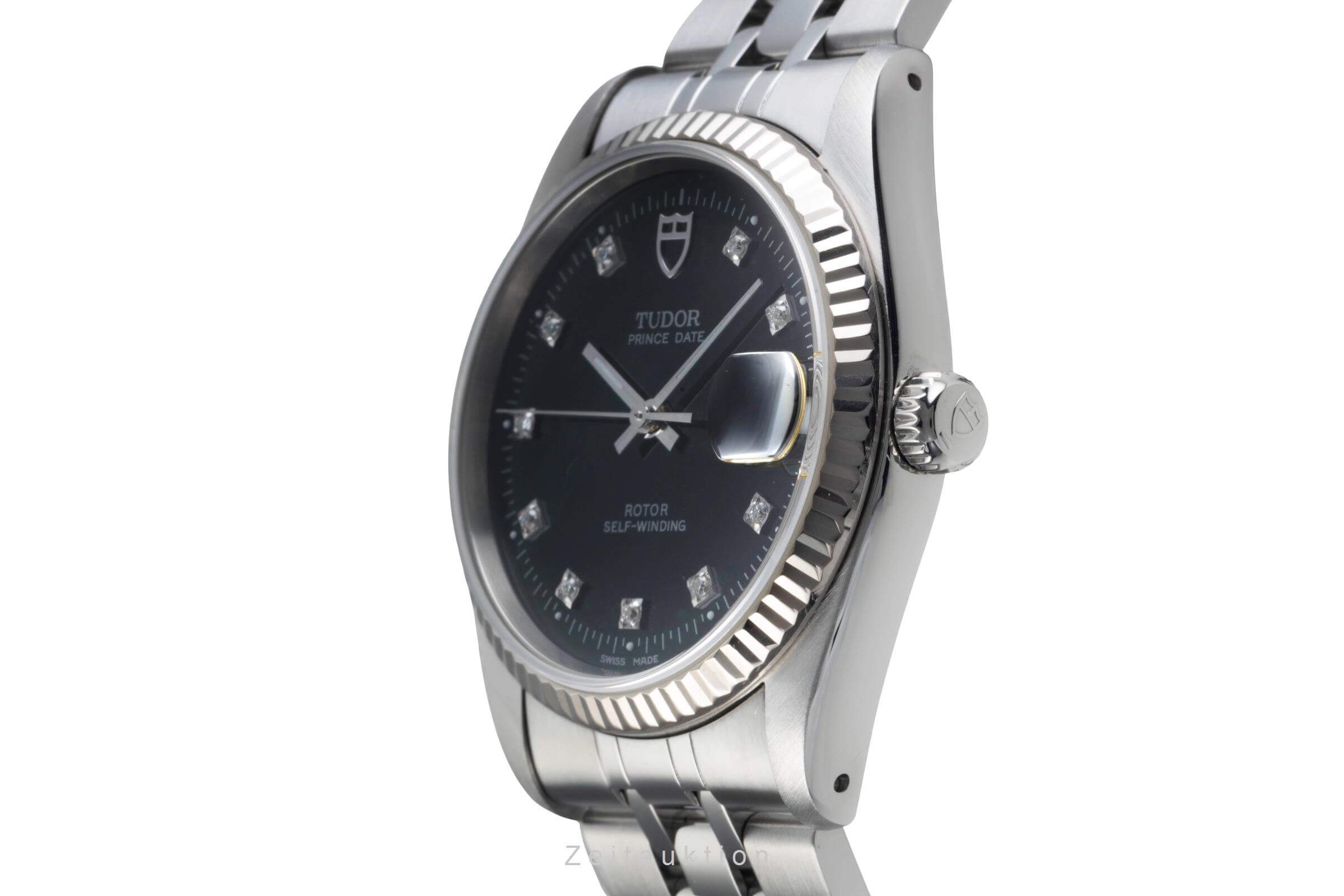 Tudor Prince Date acero / oro blanco automático Ref. 74034  | Zeitauktion