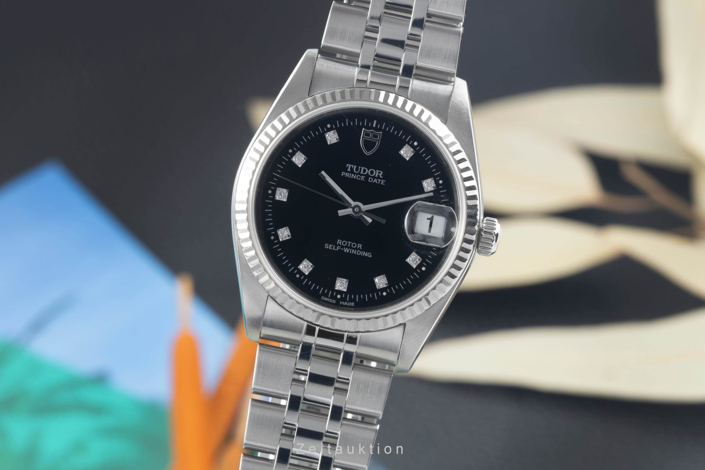 Tudor Prince Date acero / oro blanco automático Ref. 74034  | Zeitauktion
