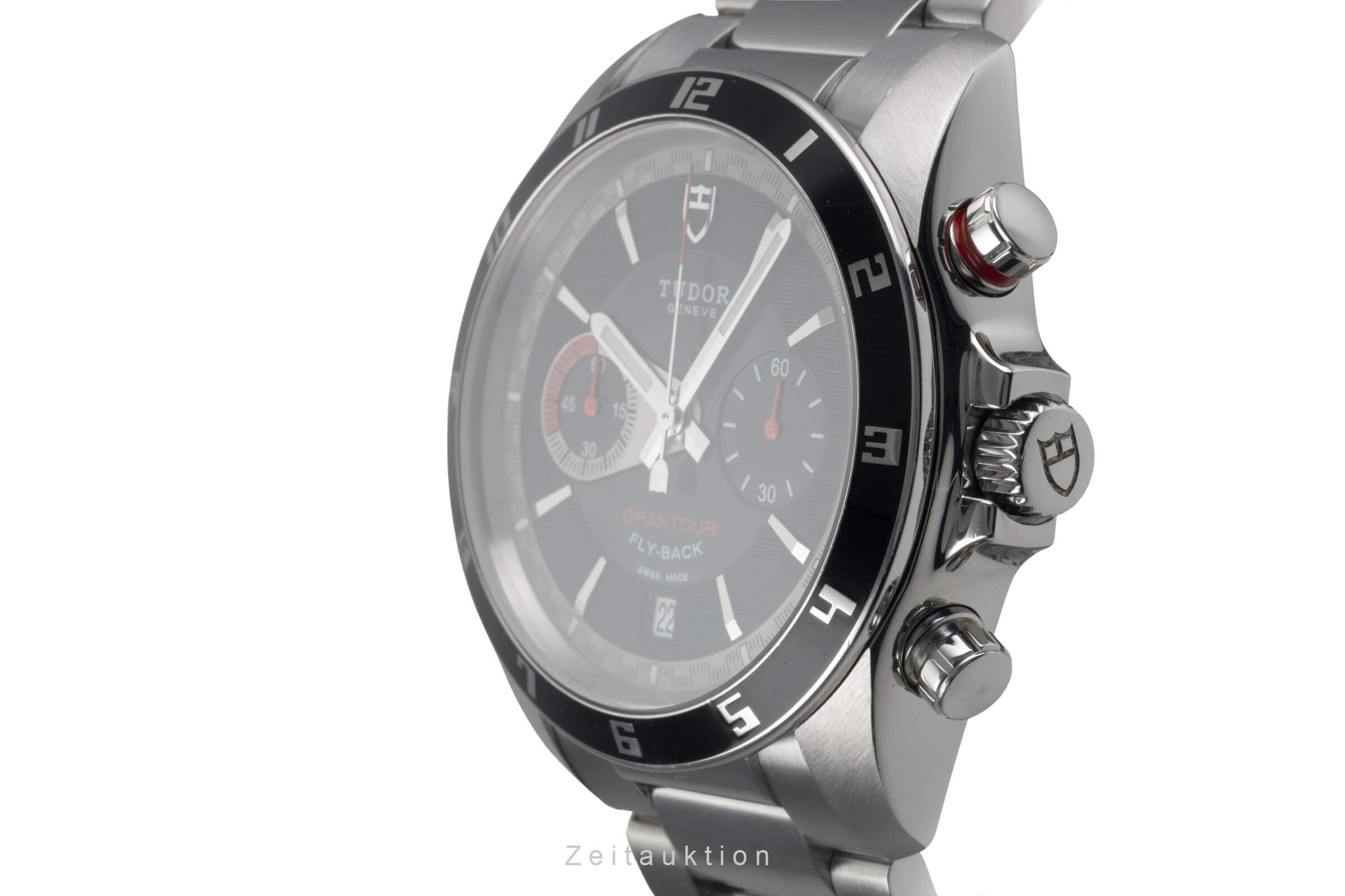 Tudor Grantour cronografo acciaio automatismo Ref. 20550  | Zeitauktion