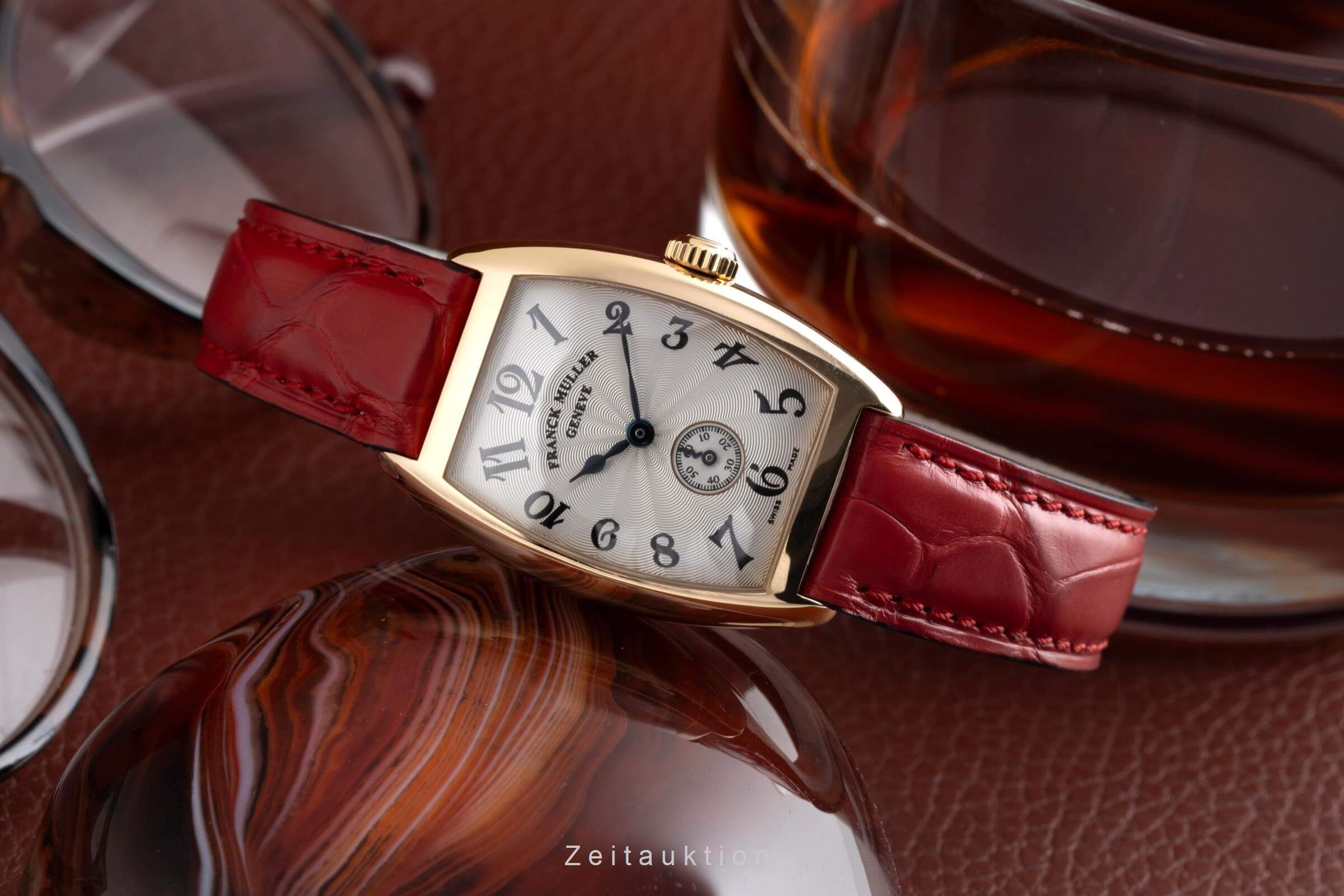 Franck Muller Curvex 18k Gold Handaufzug Ref. 1752 S6  | Zeitauktion