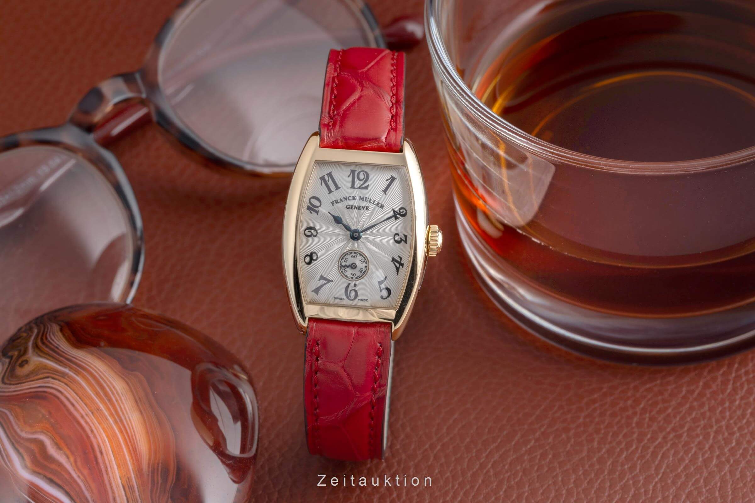 Franck Muller Curvex 18k Gold Handaufzug Ref. 1752 S6  | Zeitauktion