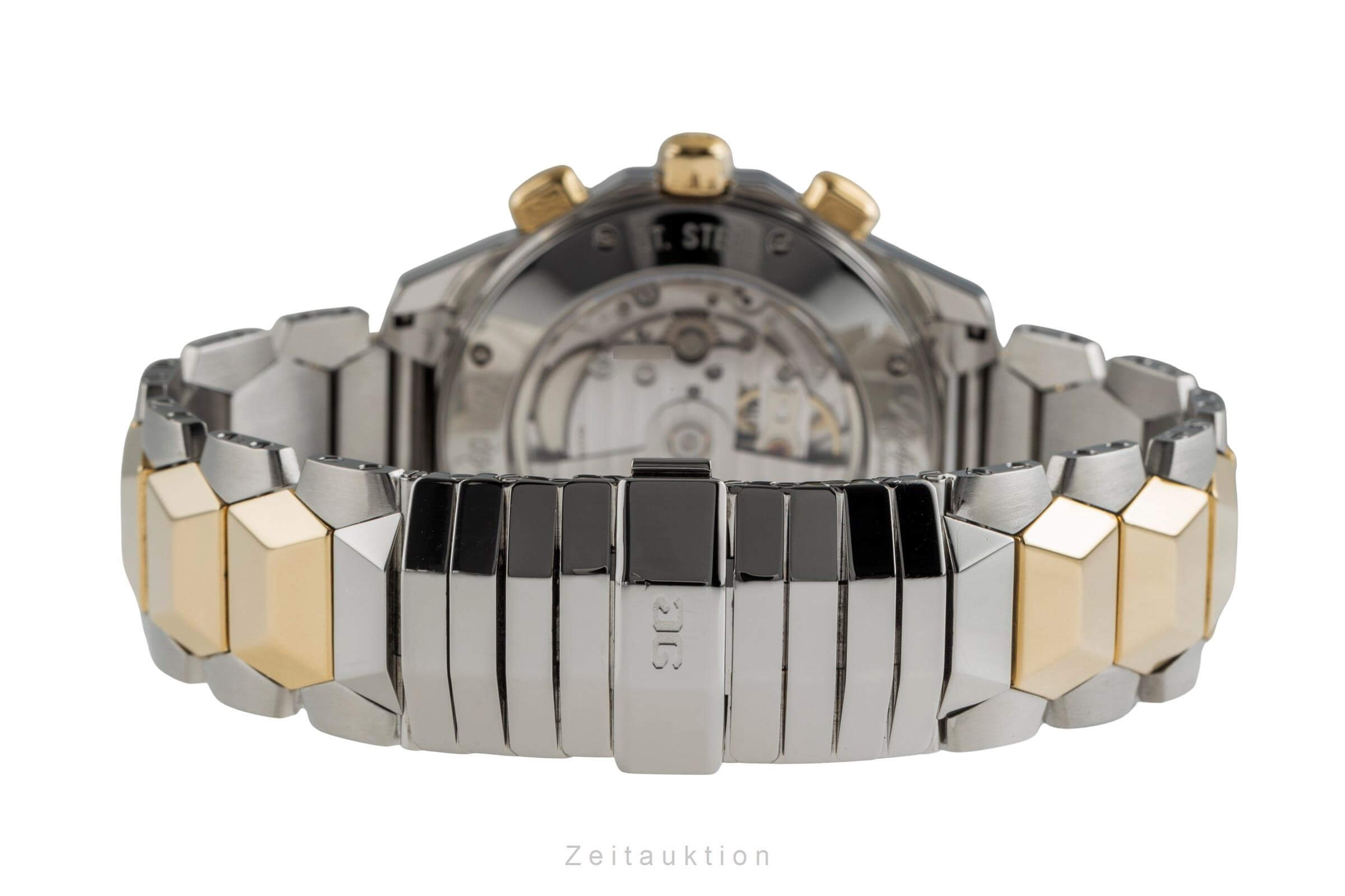 Glashütte Original Sport cronografo acciaio / oro automatismo Kal. GUB 10-60 Ref. 1-10-66-12-11-04  | Zeitauktion