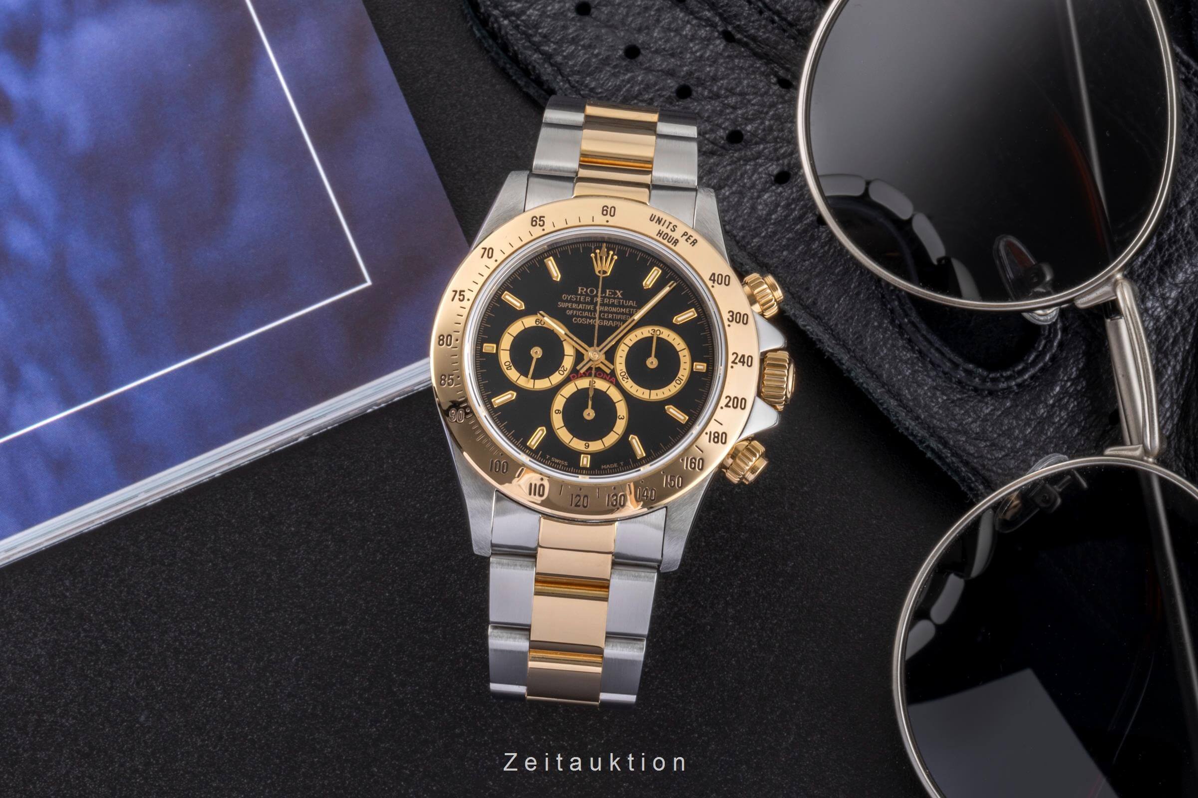 Rolex Daytona chronograph steel / gold automatic Kal. 4030 Ref. 16523  | Zeitauktion