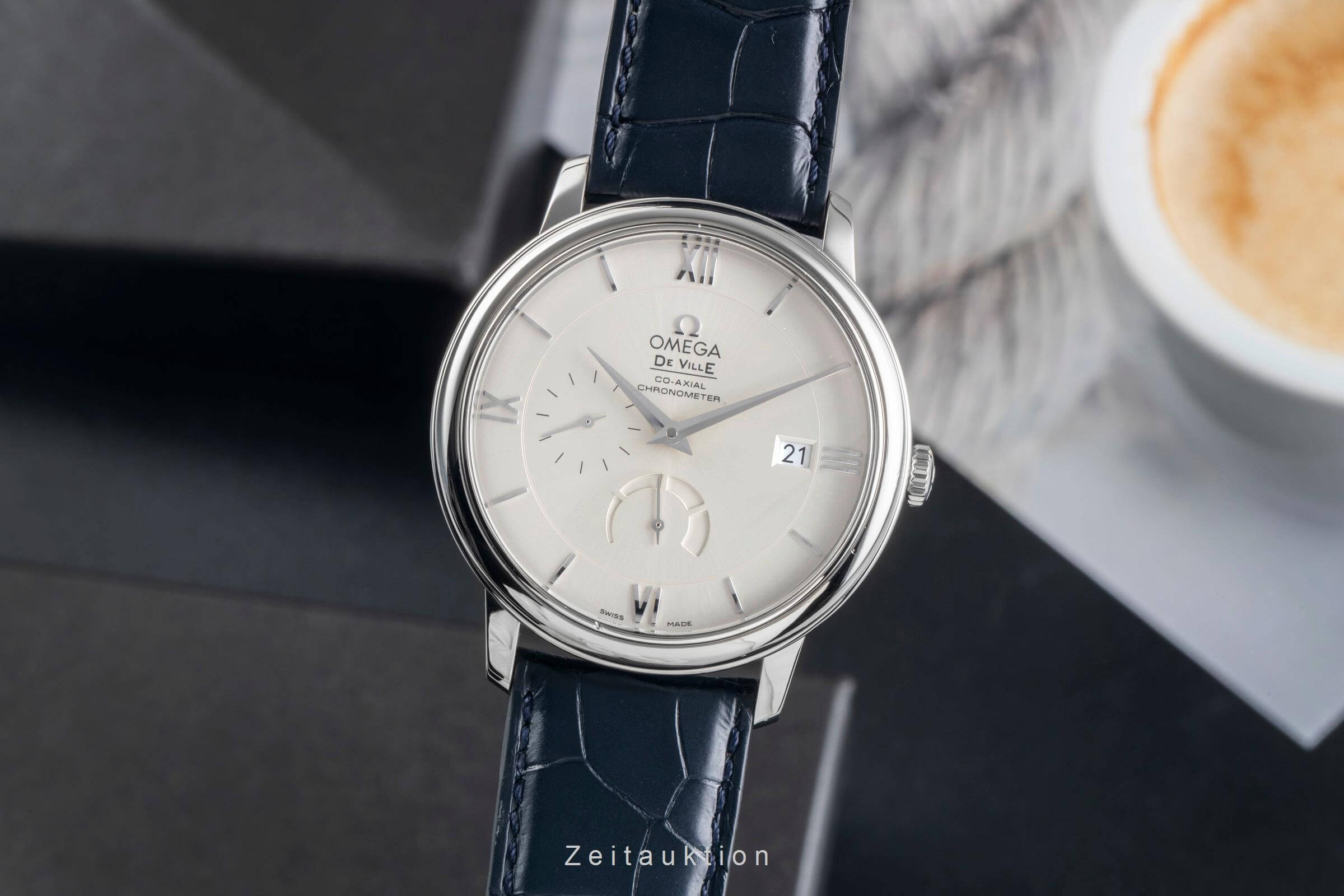 Omega De Ville Stahl Automatik Kal. 2627 Ref. 424.13.40.21.02.001  | Zeitauktion