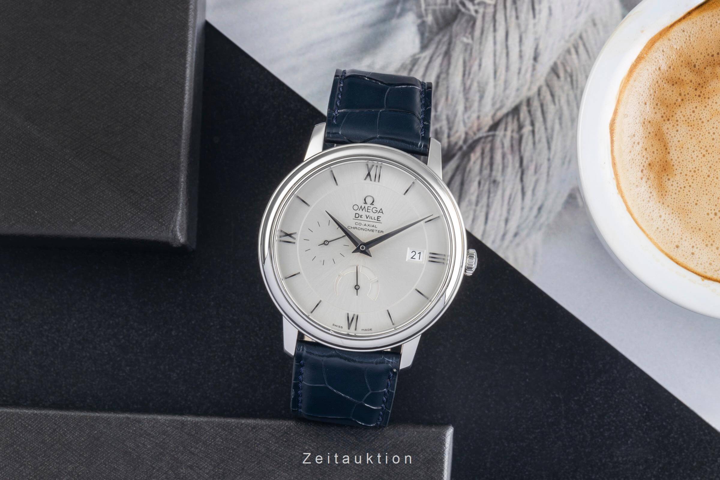 Omega De Ville Stahl Automatik Kal. 2627 Ref. 424.13.40.21.02.001  | Zeitauktion