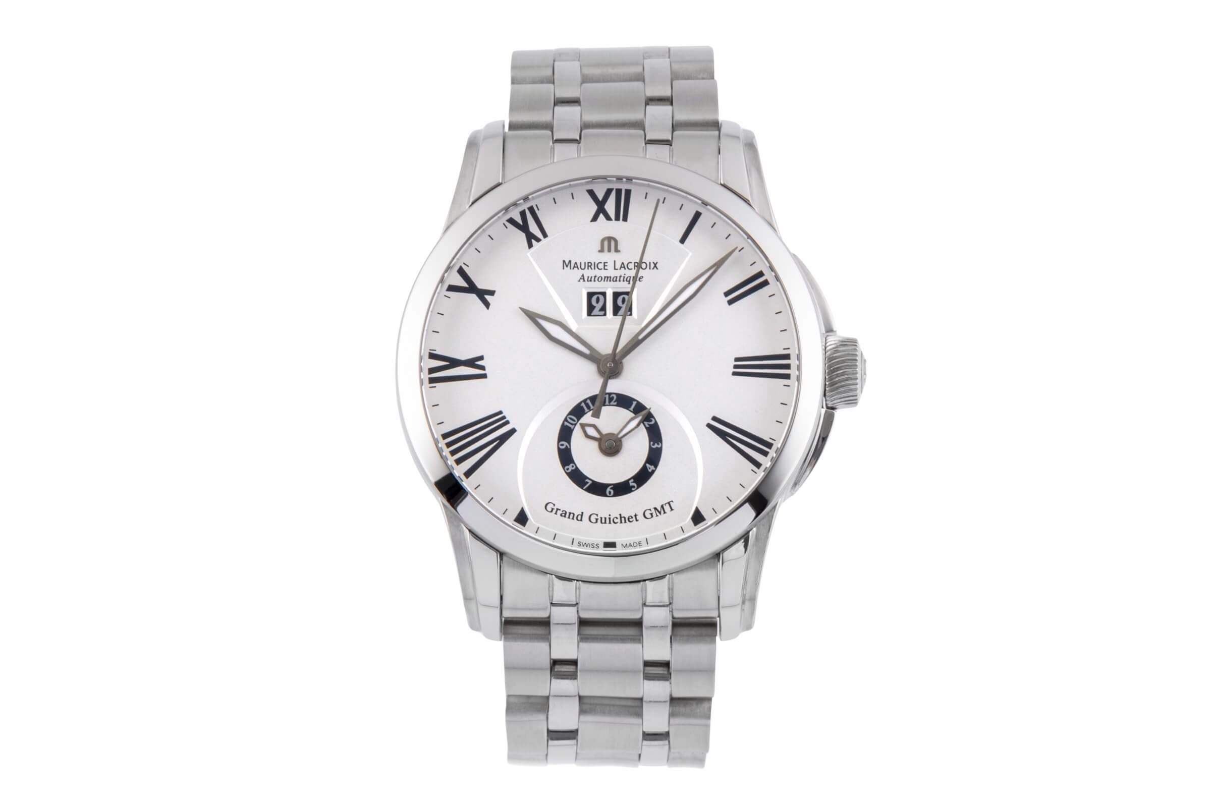 Maurice Lacroix GMT Stahl Automatik Ref. PT6098  | Zeitauktion