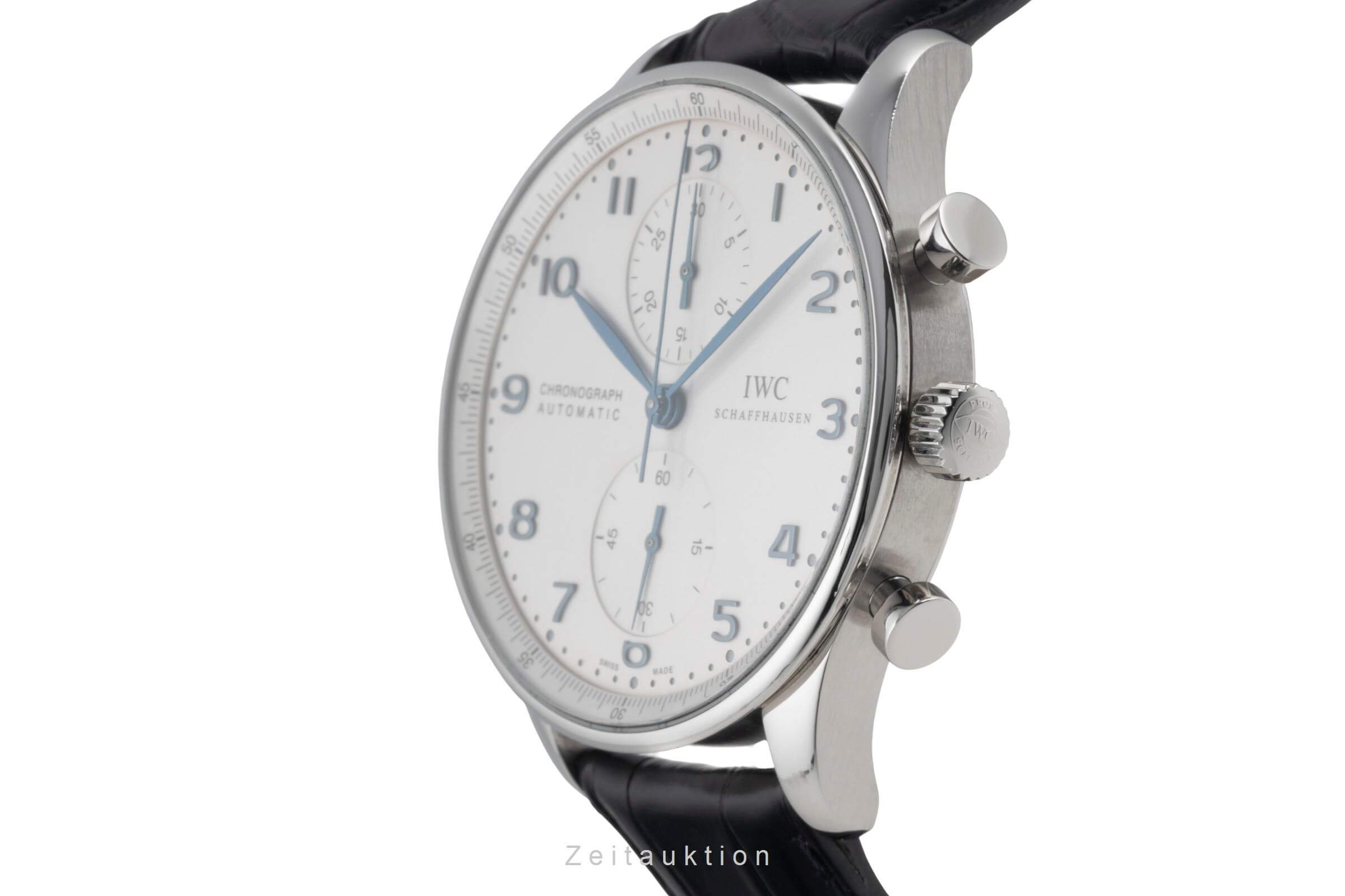 IWC Portugieser Chronograph Stahl Automatik Kal. 79350 Ref. IW371417  | Zeitauktion