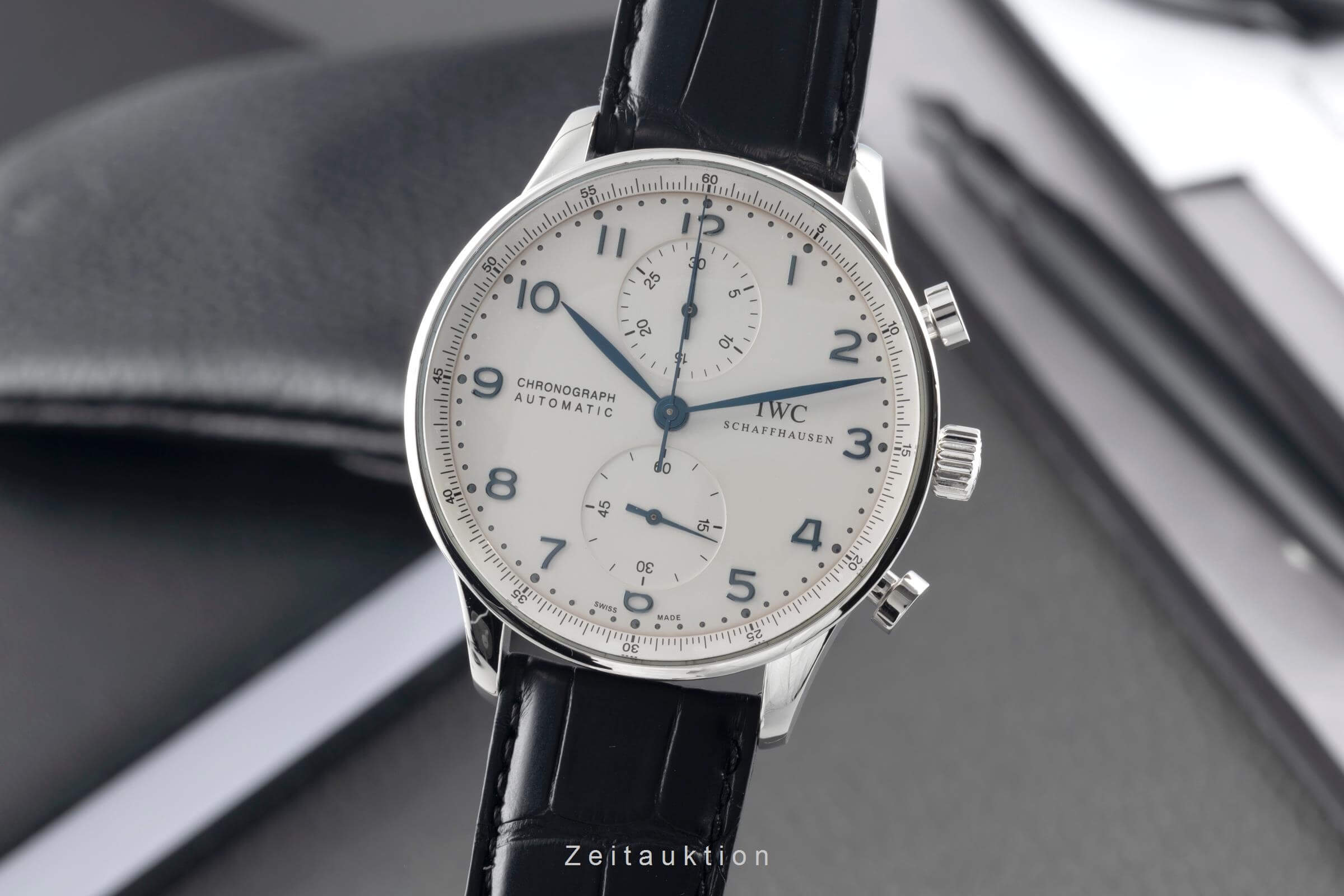IWC Portugieser Chronograph Stahl Automatik Kal. 79350 Ref. IW371417  | Zeitauktion