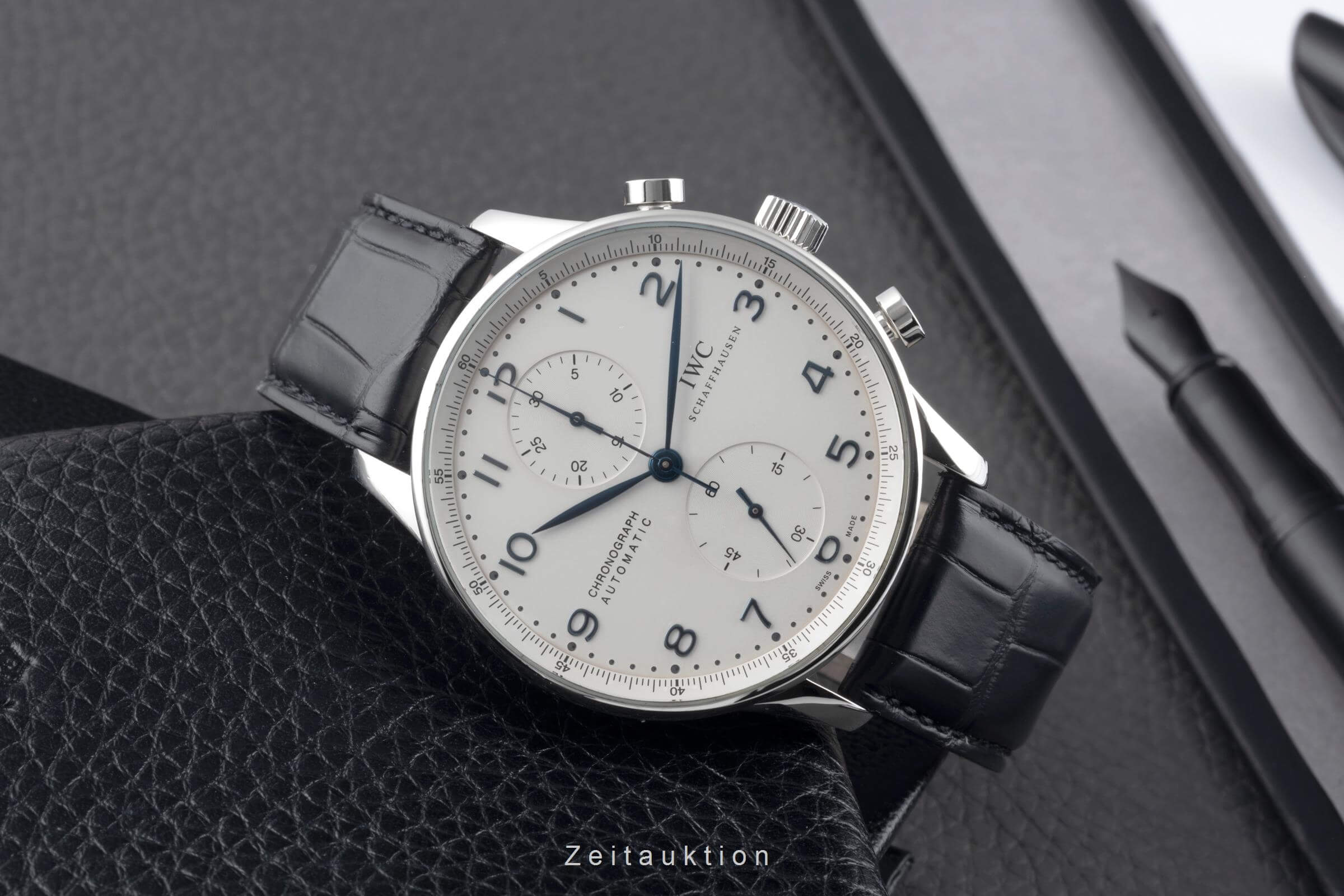 IWC Portugieser Chronograph Stahl Automatik Kal. 79350 Ref. IW371417  | Zeitauktion