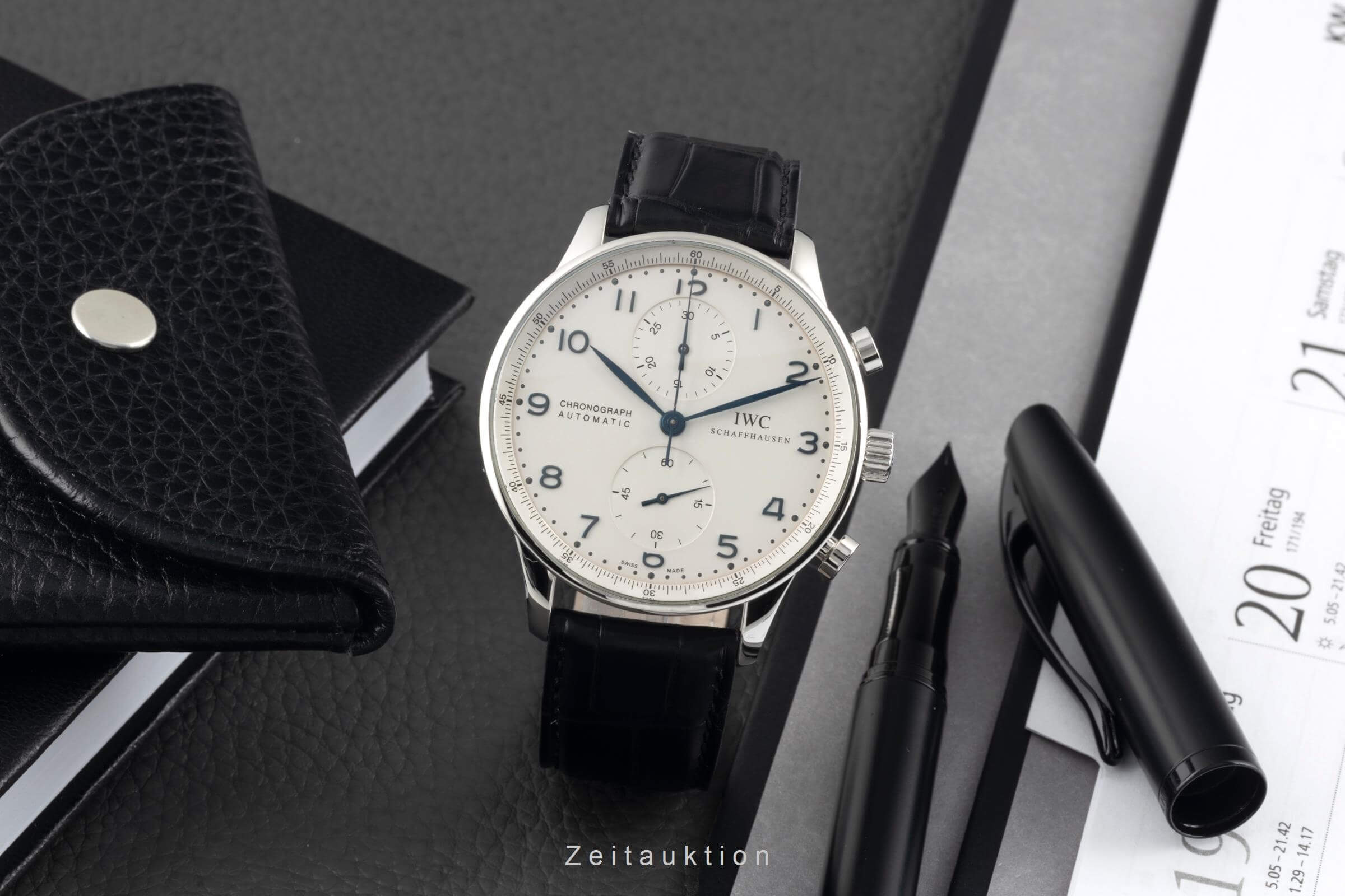 IWC Portugieser Chronograph Stahl Automatik Kal. 79350 Ref. IW371417  | Zeitauktion