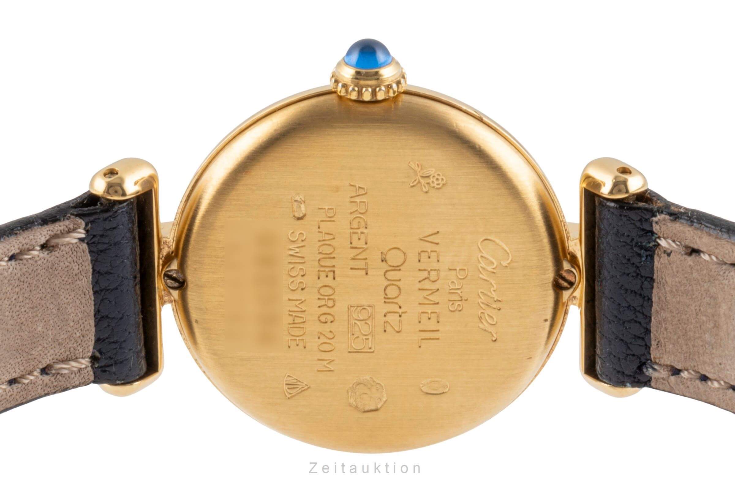 Cartier Vermeil silver-gilt quartz Kal. 90 Ref. 590002  | Zeitauktion