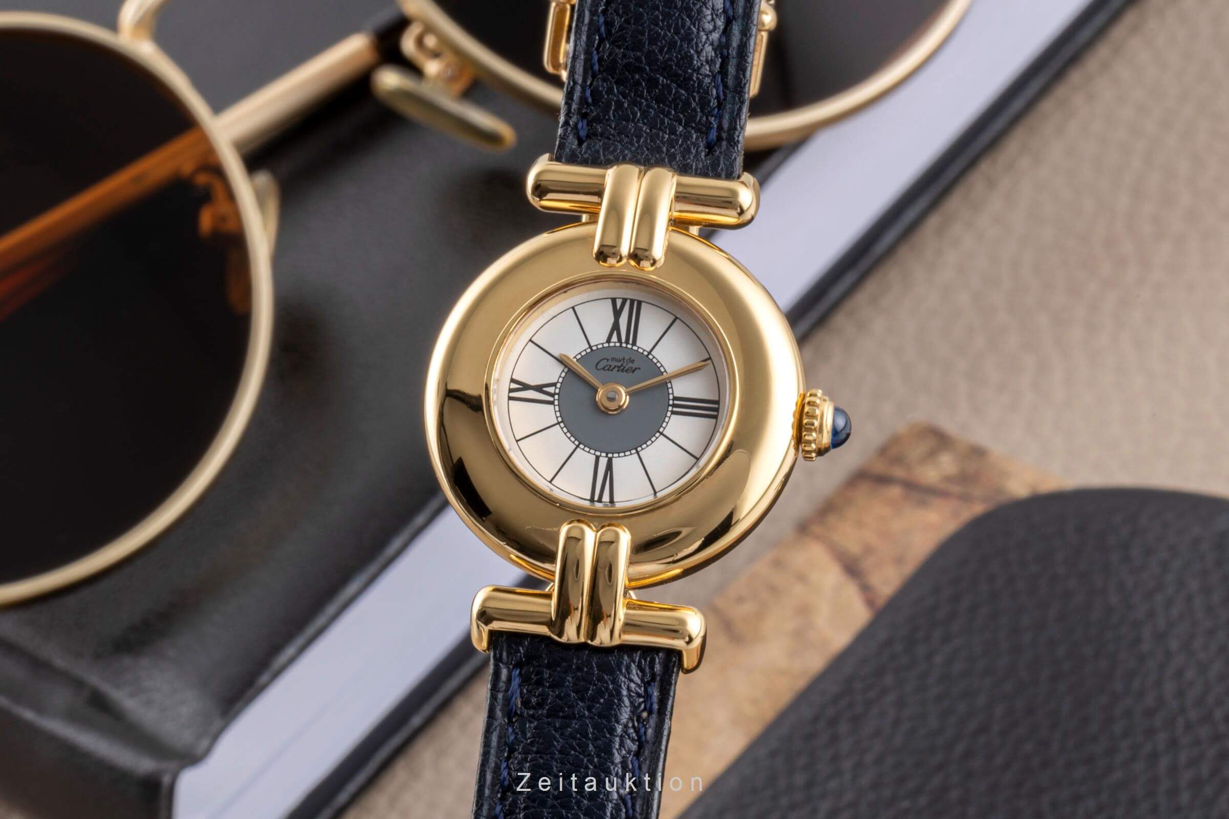 Cartier Vermeil silver-gilt quartz Kal. 90 Ref. 590002  | Zeitauktion