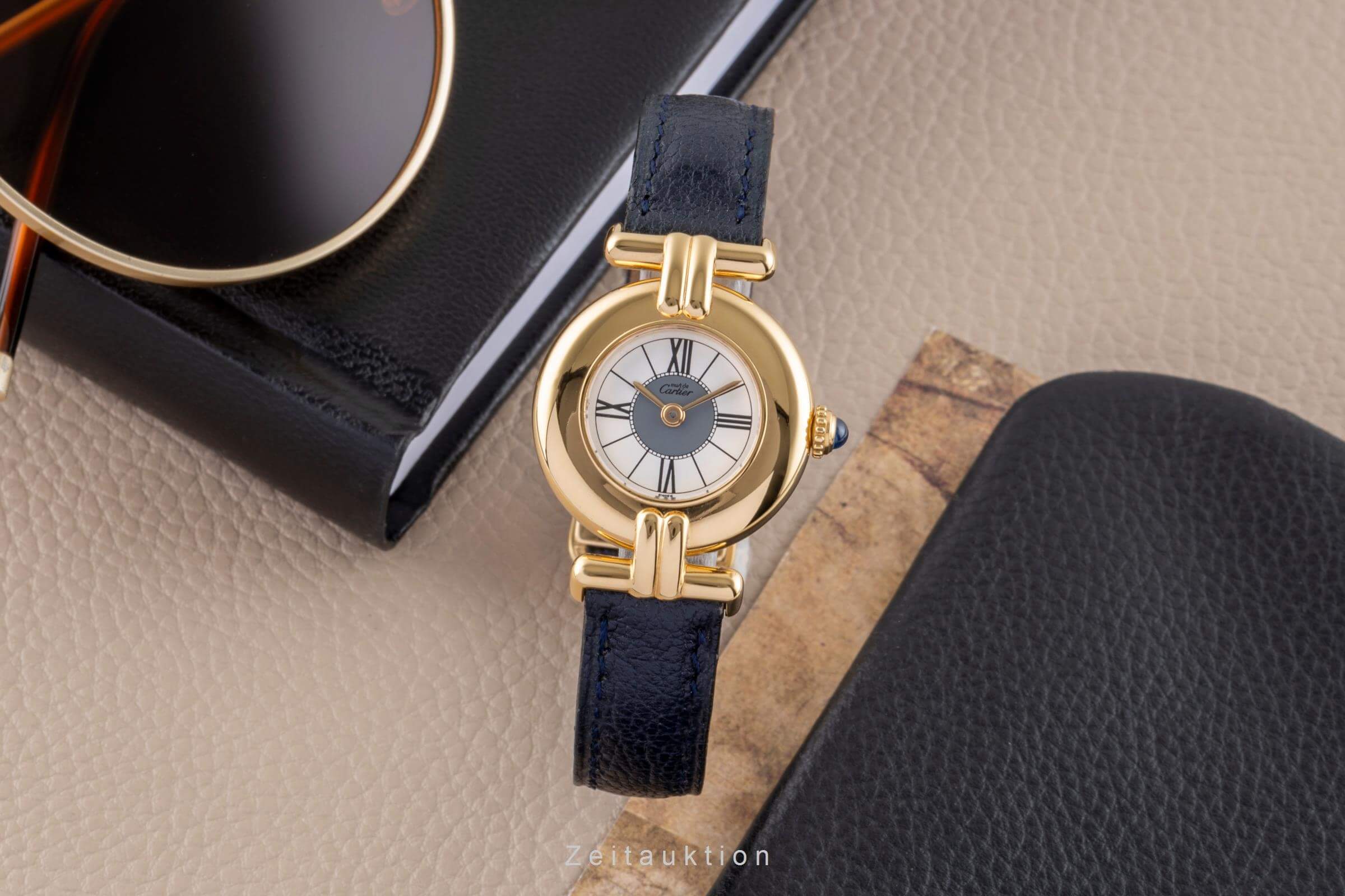 Cartier Vermeil silver-gilt quartz Kal. 90 Ref. 590002  | Zeitauktion