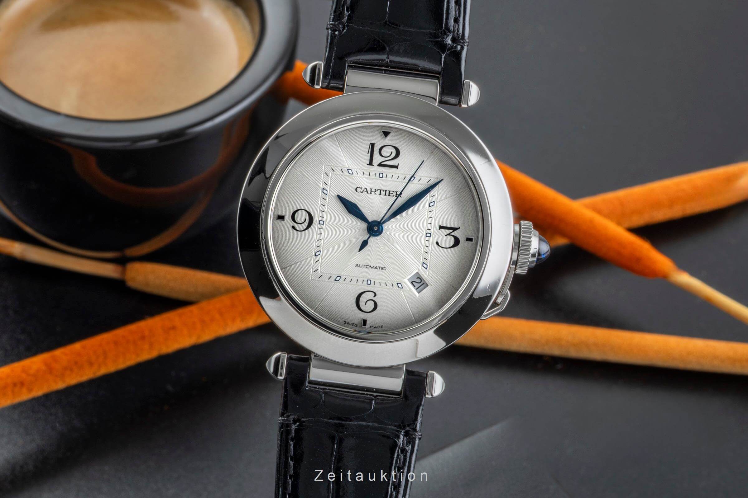 Cartier Pasha acciaio automatismo Kal. 1847MC Ref. WSPA0010  | Zeitauktion