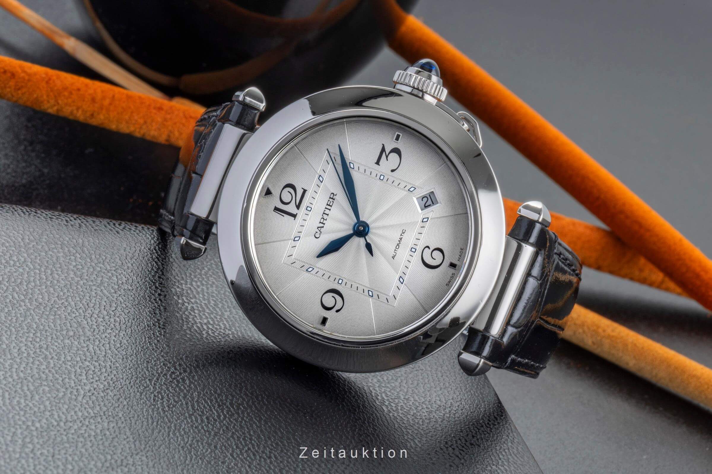 Cartier Pasha acciaio automatismo Kal. 1847MC Ref. WSPA0010  | Zeitauktion
