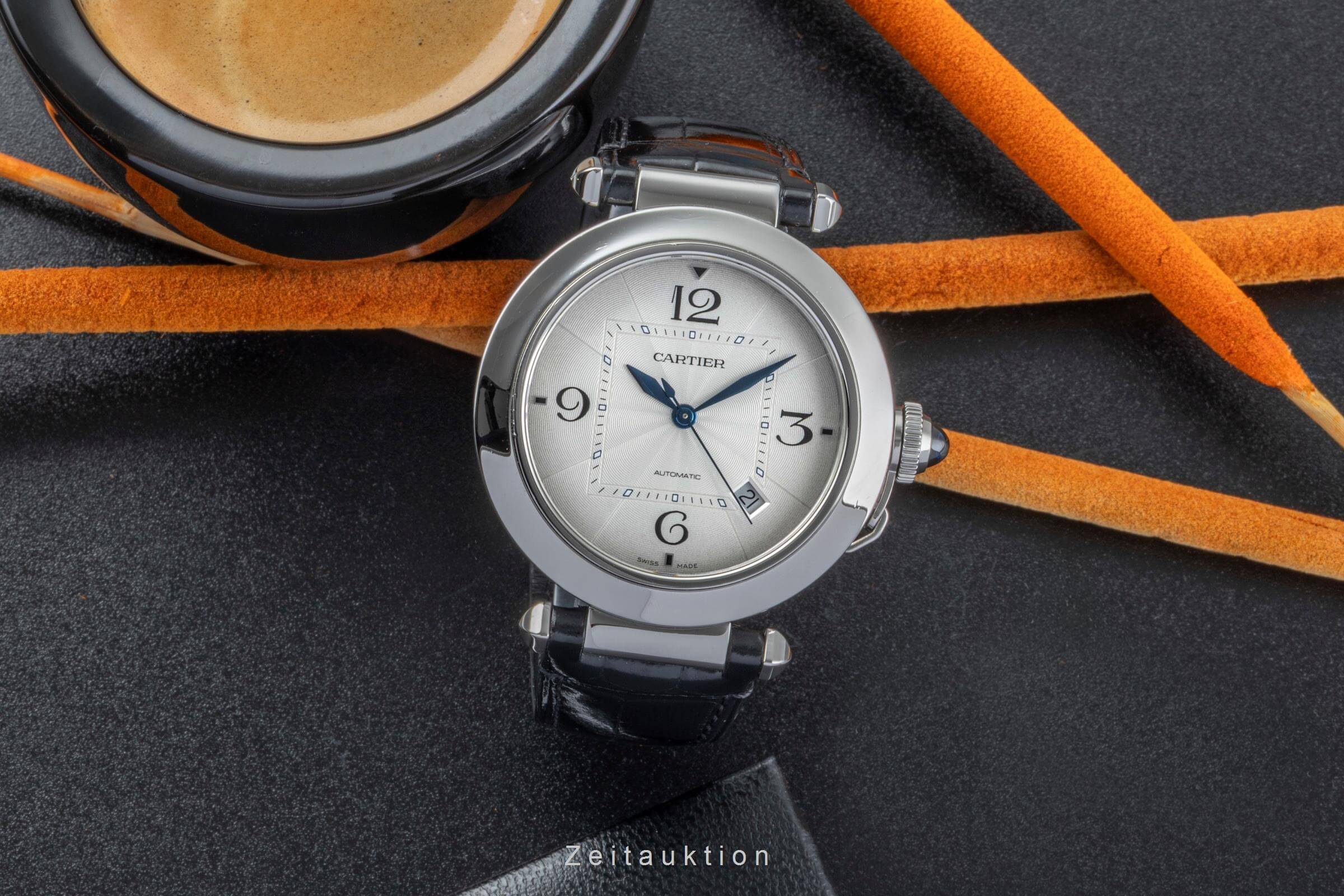 Cartier Pasha acciaio automatismo Kal. 1847MC Ref. WSPA0010  | Zeitauktion