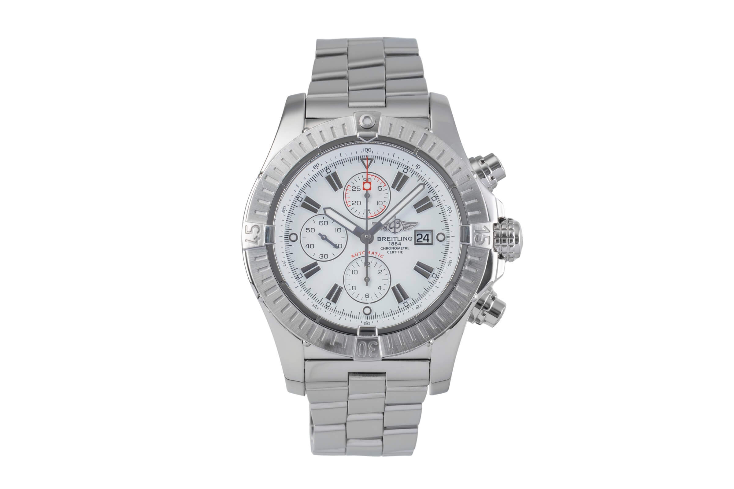 Breitling Super Avenger Chronograph Stahl Automatik Kal. B13 Ref. A13370  | Zeitauktion