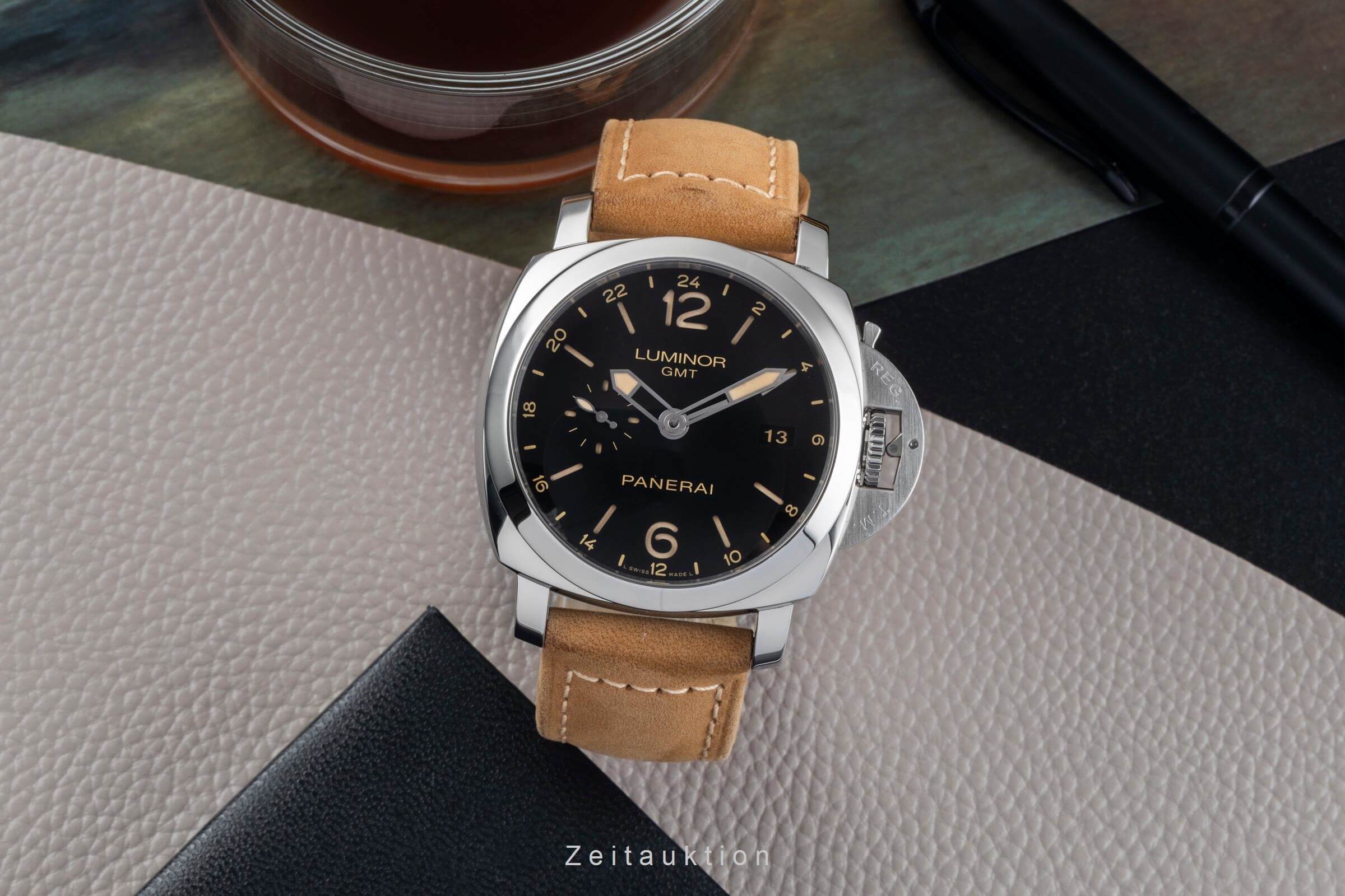 Panerai Luminor GMT Stahl Automatik Kal. P.9003 Ref. PAM00531  | Zeitauktion