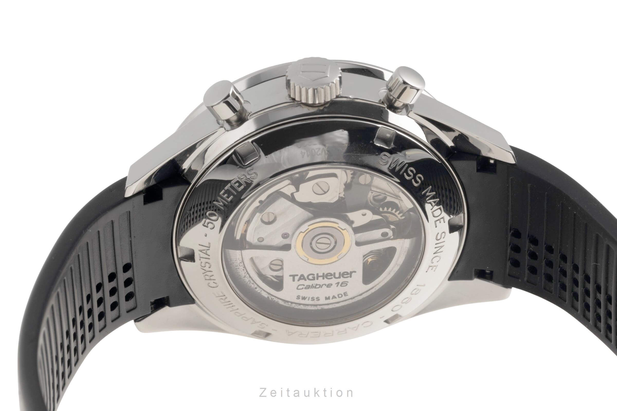Tag Heuer Carrera Chronograph Stahl Automatik Kal. 16 Ref. CV2014  | Zeitauktion