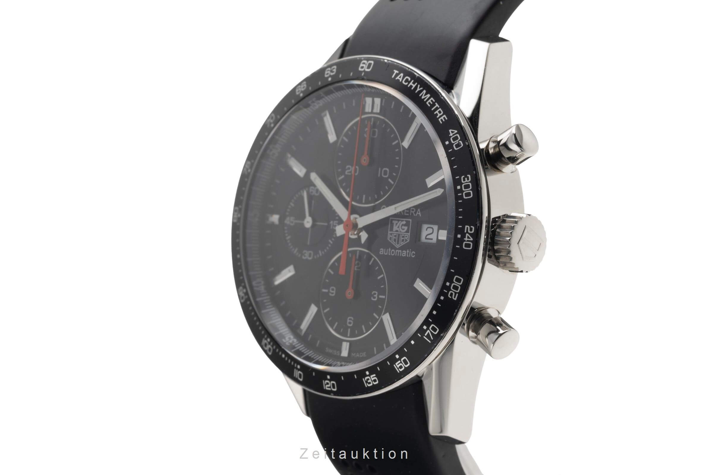 Tag Heuer Carrera Chronograph Stahl Automatik Kal. 16 Ref. CV2014  | Zeitauktion