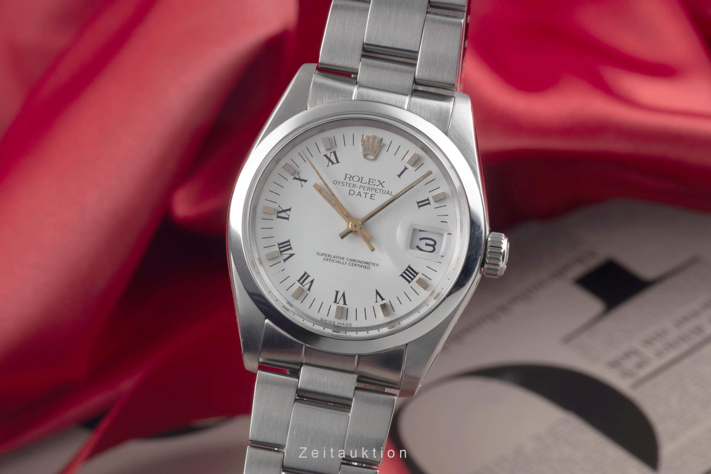Rolex Date steel automatic Kal. 1570 Ref. 1500  | Zeitauktion