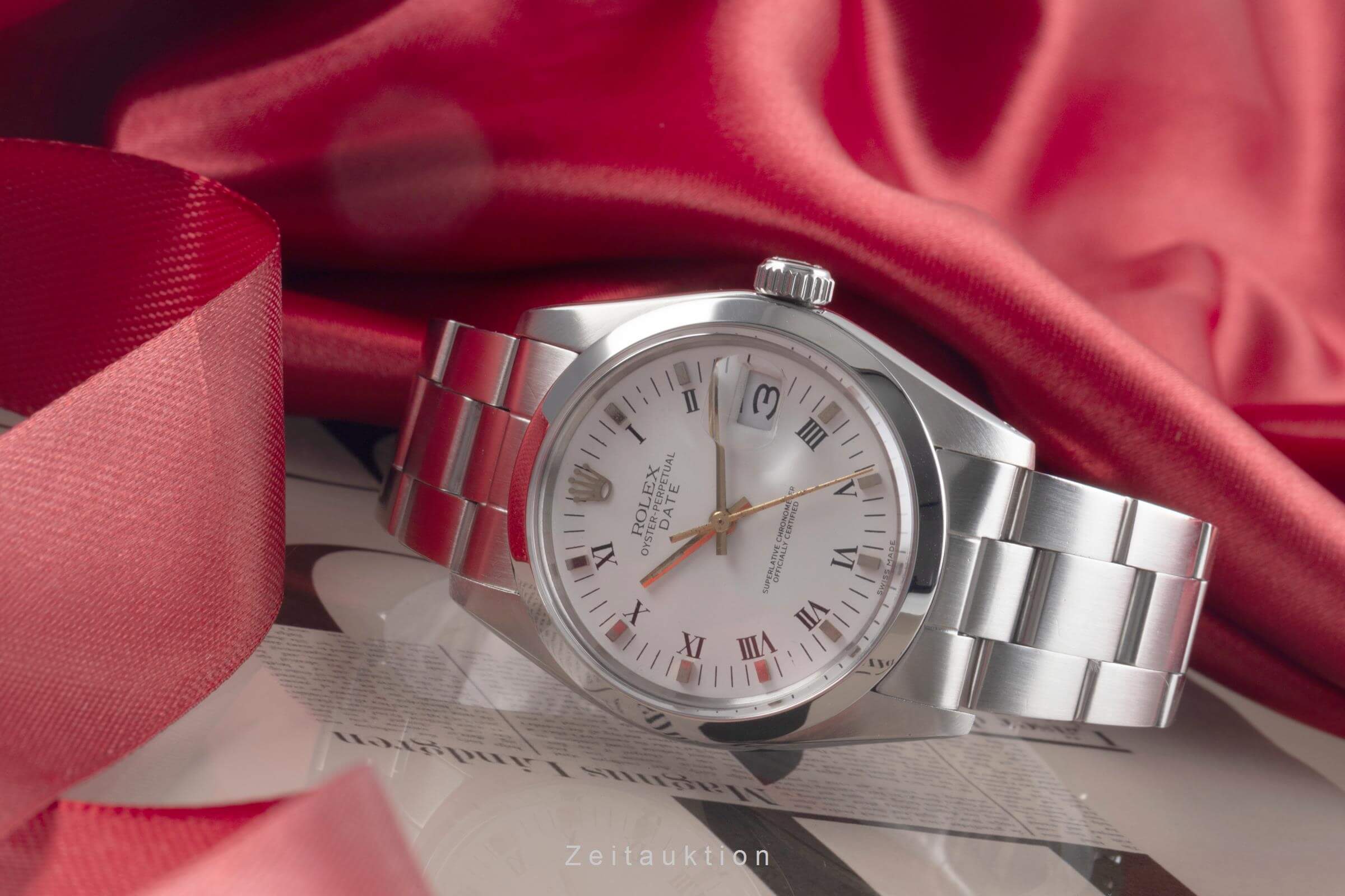 Rolex Date steel automatic Kal. 1570 Ref. 1500  | Zeitauktion