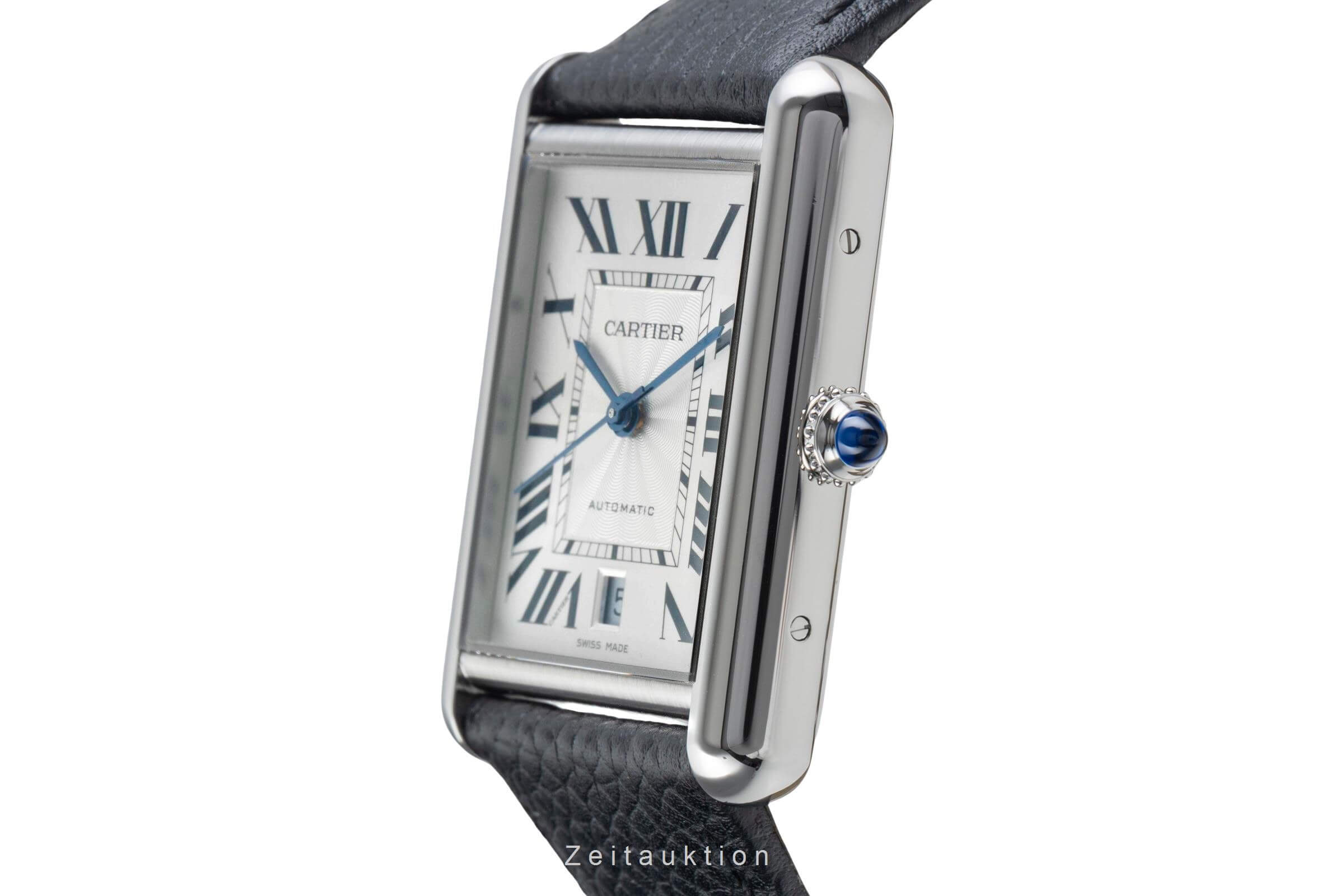 Cartier Tank steel automatic Kal. 1847MC Ref. WSTA0040  | Zeitauktion